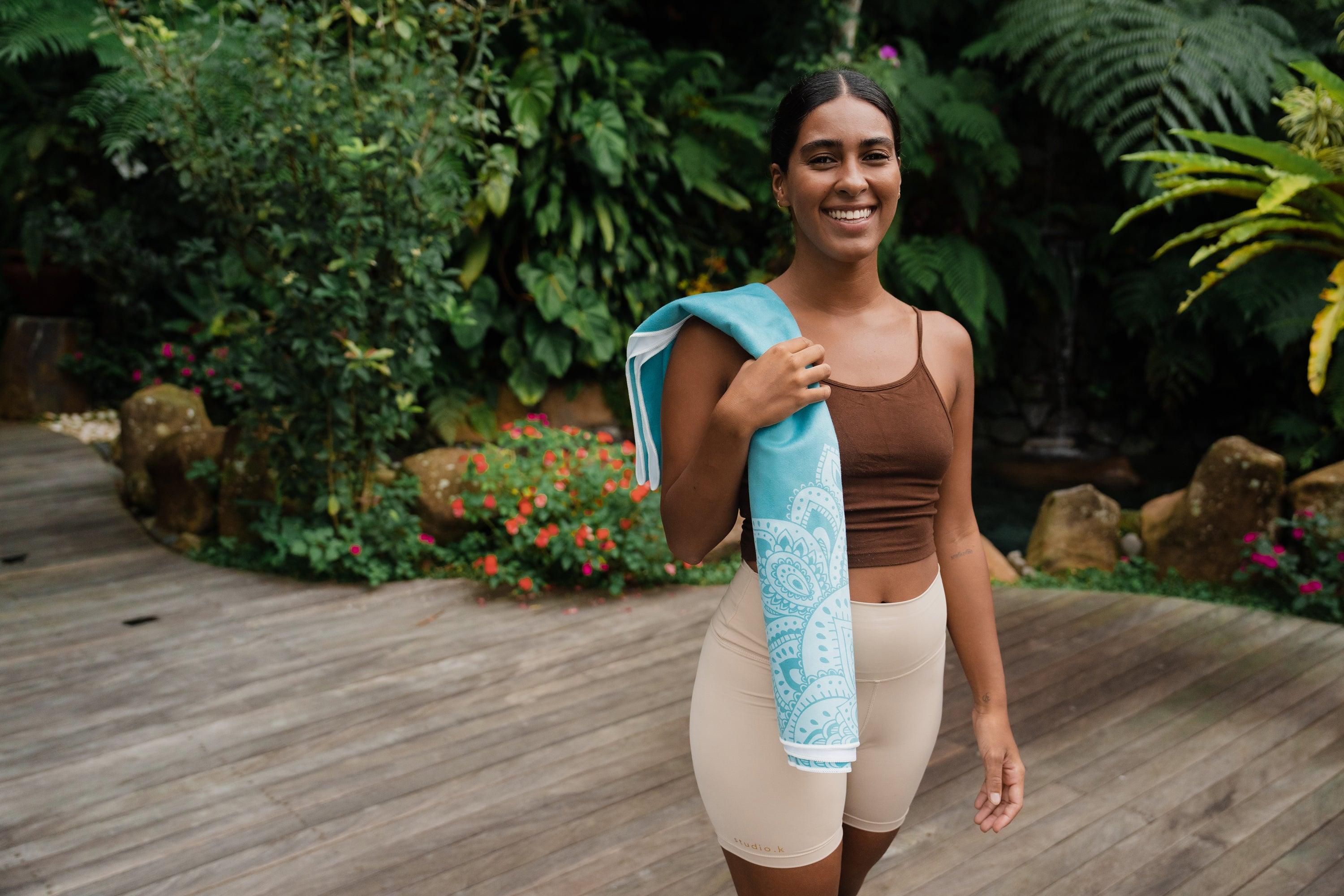 What's A Yoga Towel And Do I Need One? - Yoga Design Lab