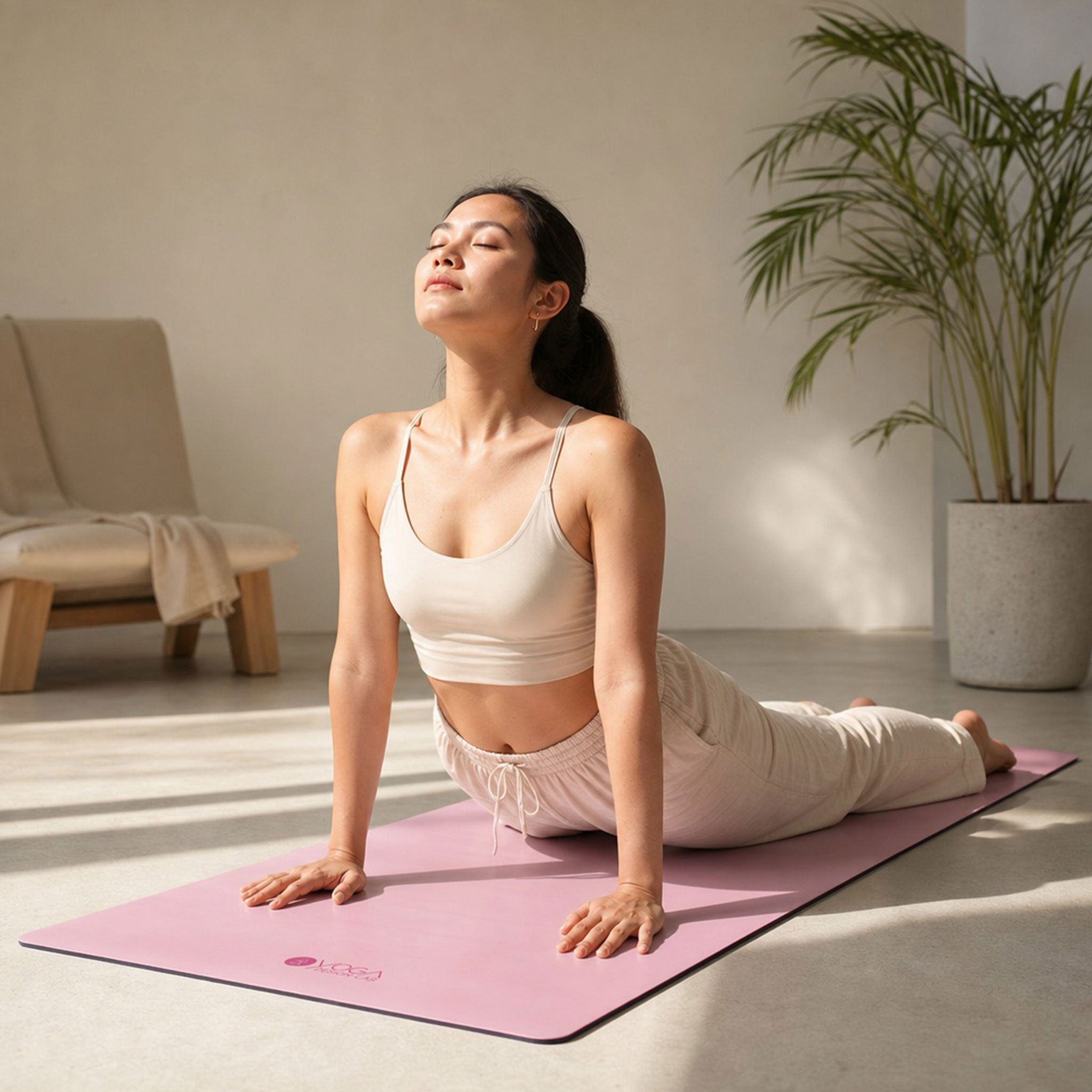 Infinity Yoga Mat – Pink Ribbon