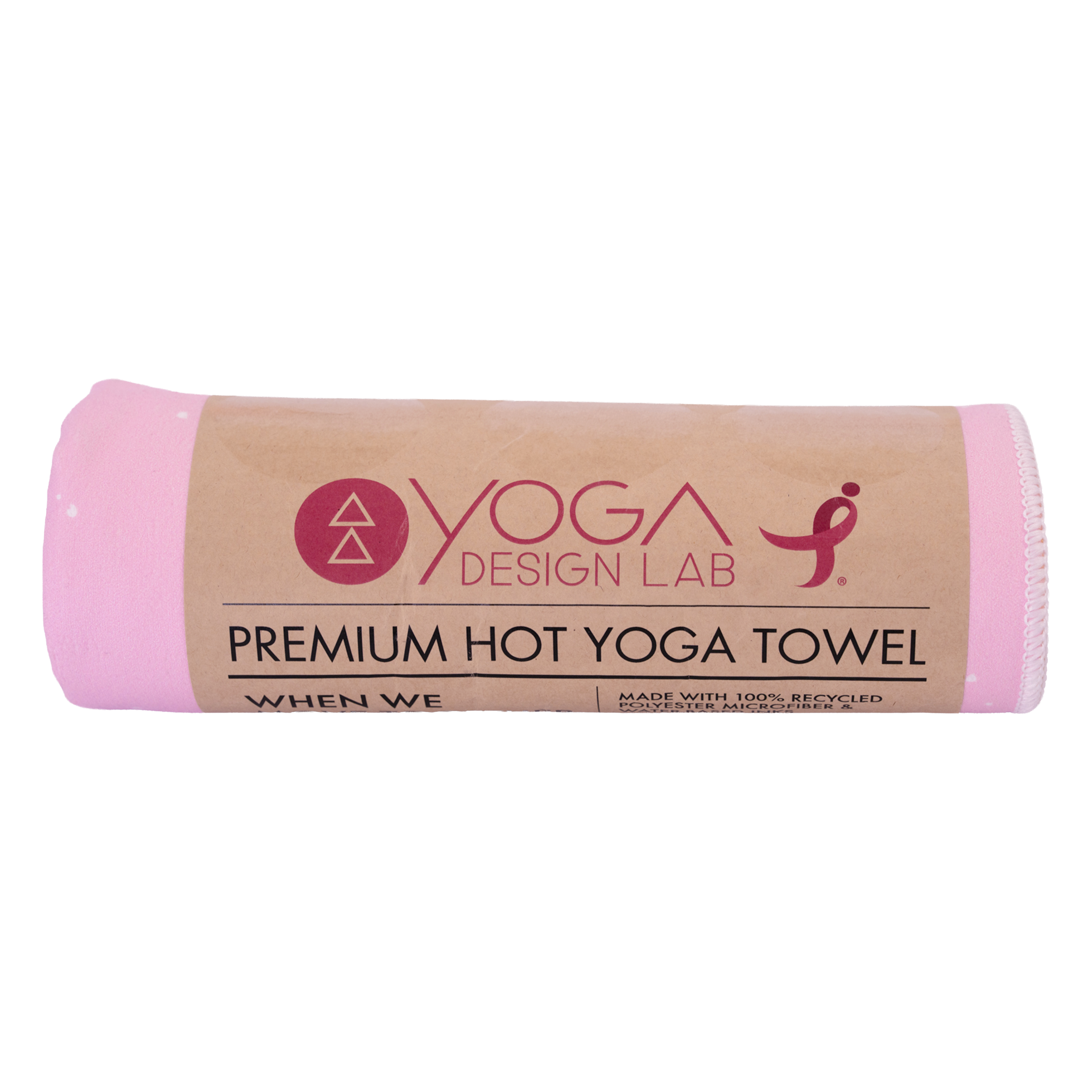 Yoga Mat Towel - Pink Ribbon