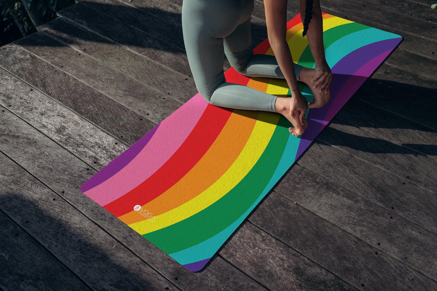 Combo Yoga Mat - Rainbow - Yoga Design Lab