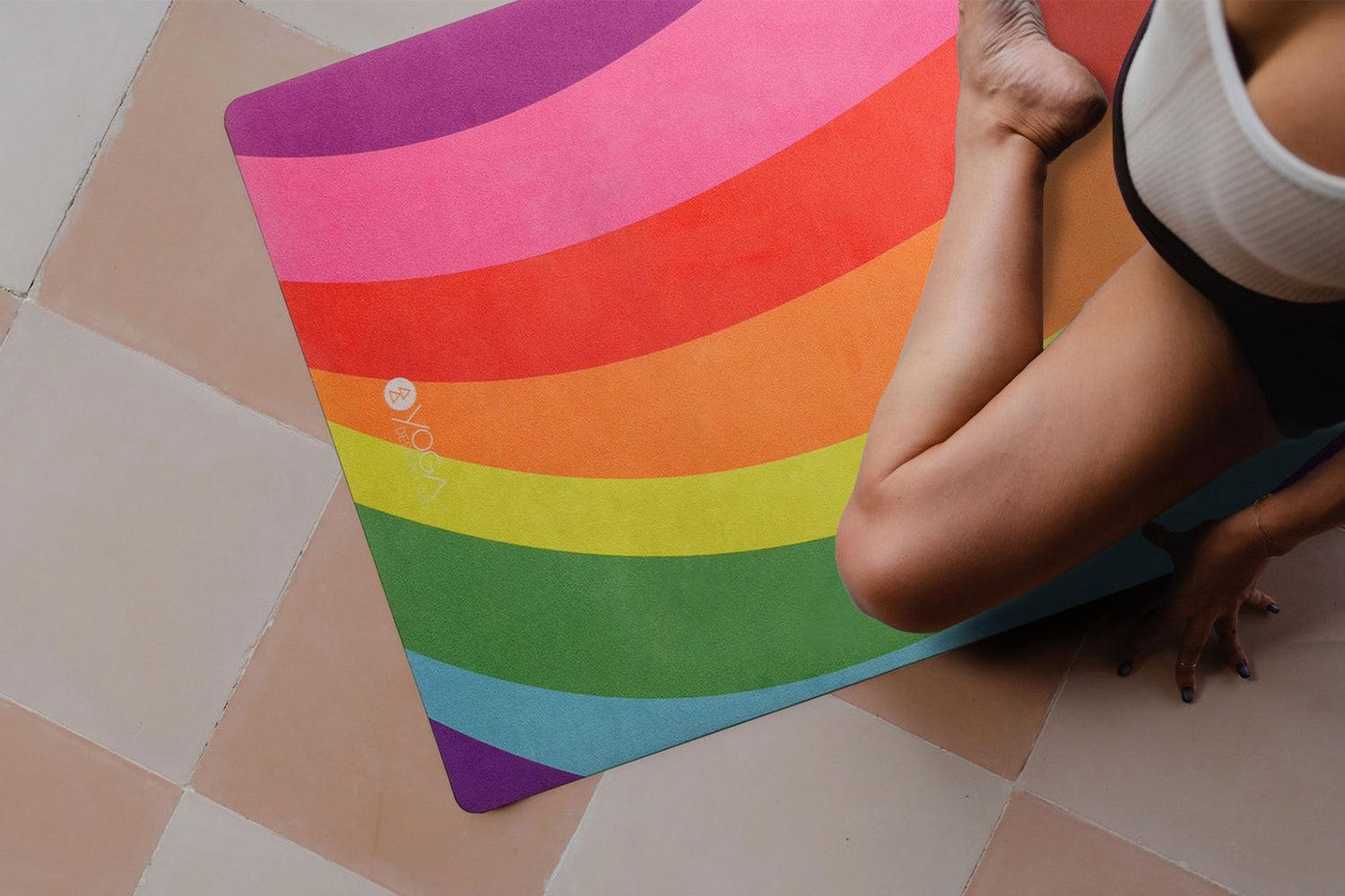 Combo Yoga Mat - Rainbow - Yoga Design Lab