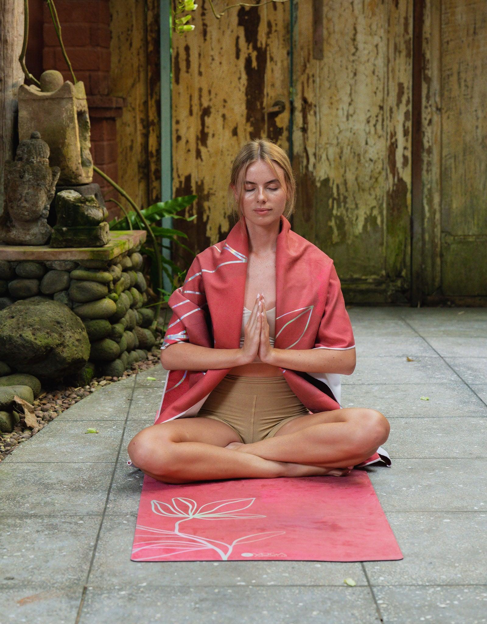 Yoga Mat Towel - Iris - Yoga Design Lab