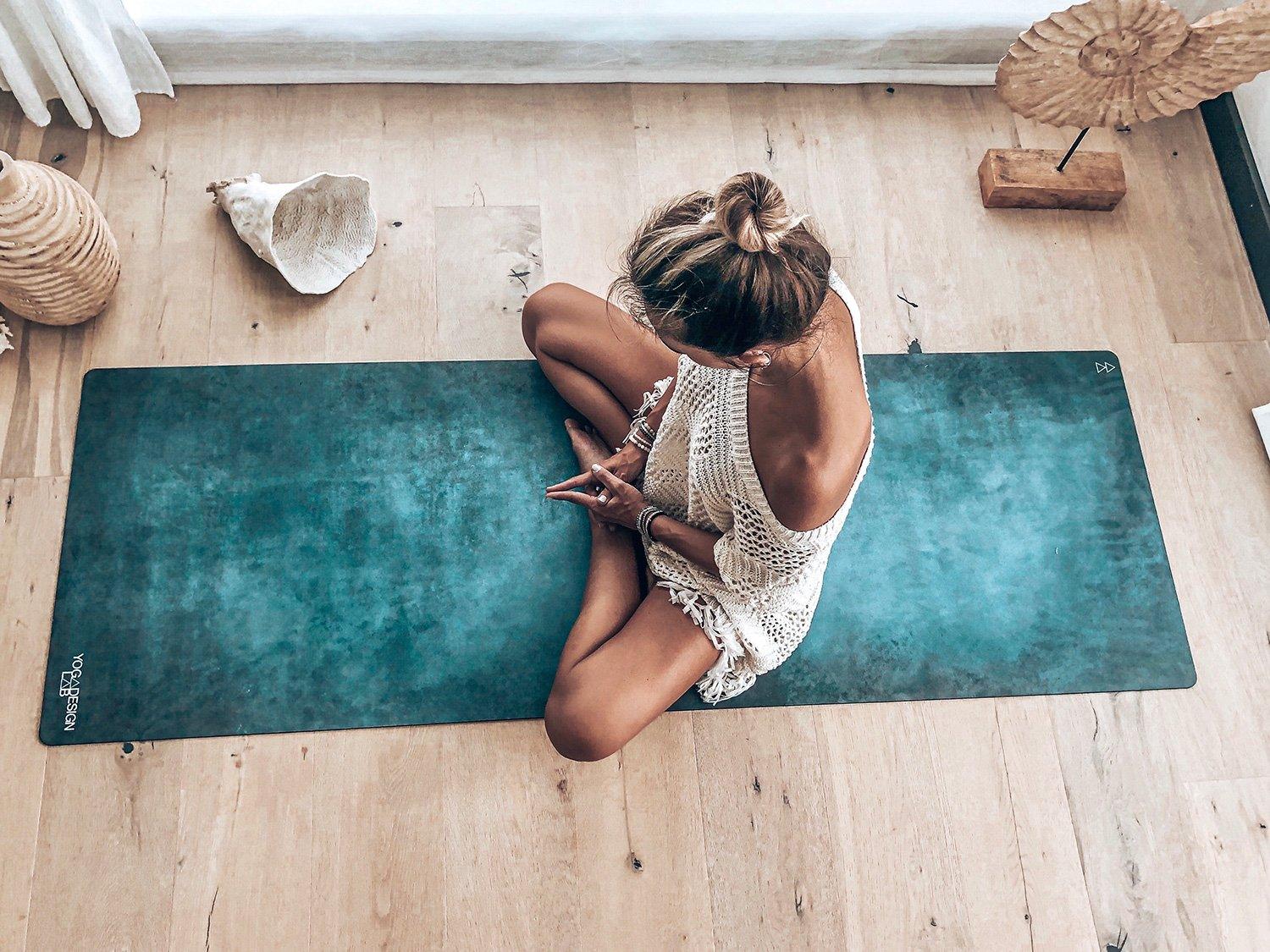 Combo Yoga Mat - Aegean Green - Yoga Design Lab