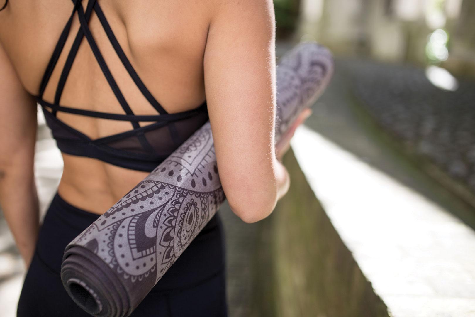 Combo Yoga Mat - Mandala Black - Yoga Design Lab