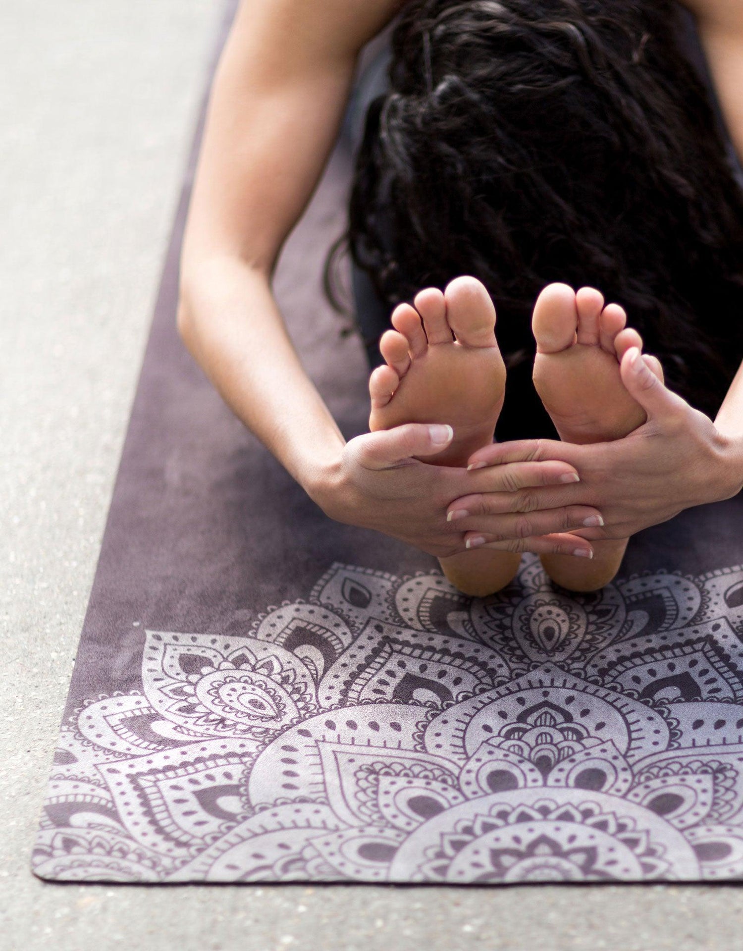 Combo Yoga Mat - Mandala Black - Yoga Design Lab