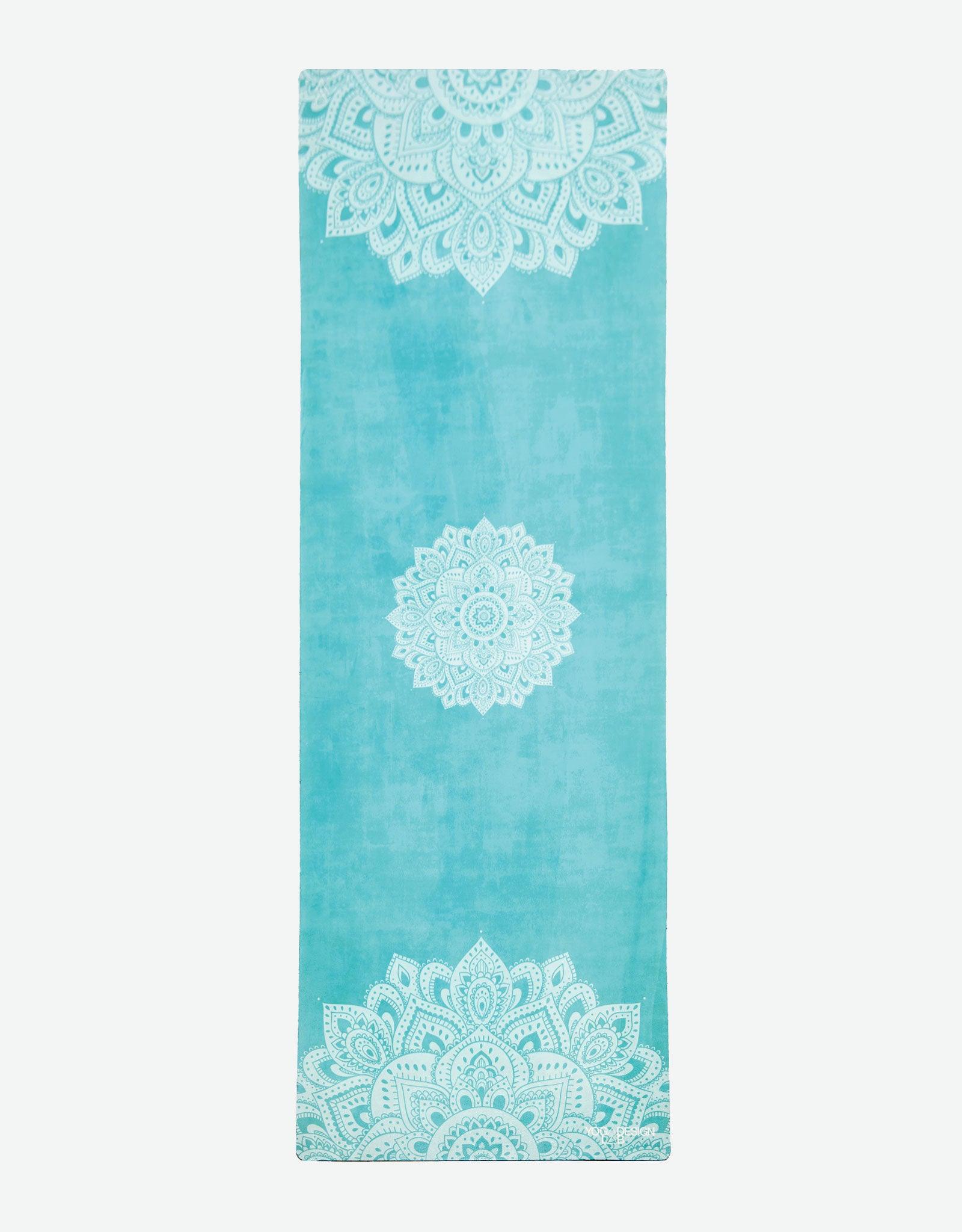 Combo Yoga Mat - Mandala Turquoise - Yoga Design Lab