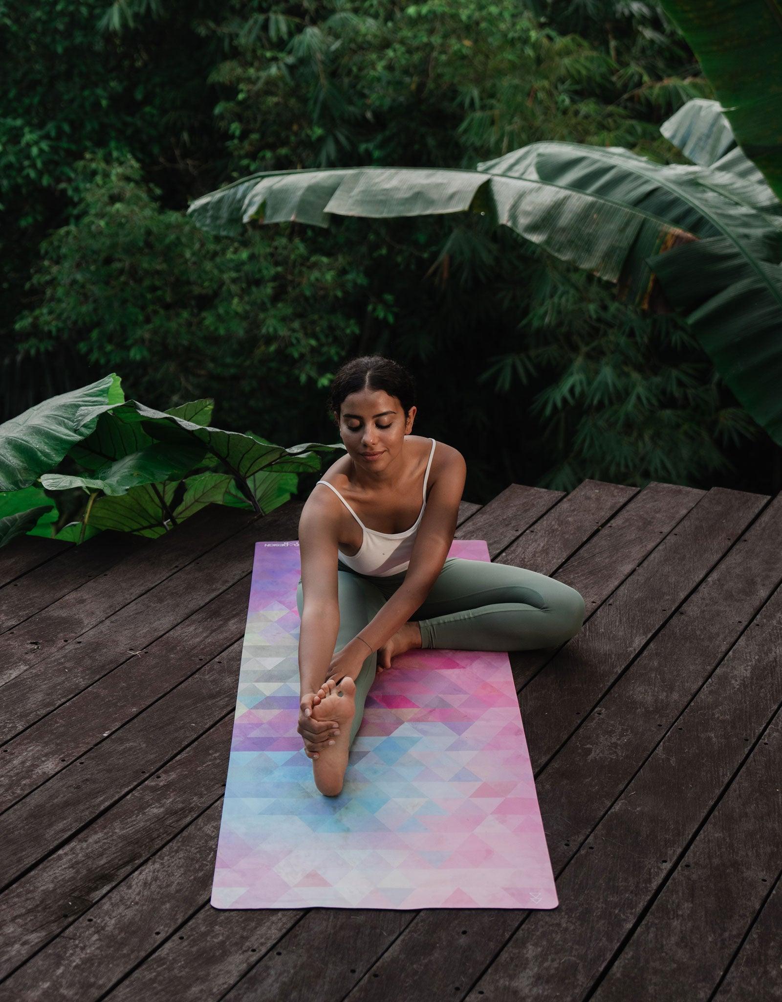 Combo Yoga Mat - Tribeca Sand - Yoga Design Lab