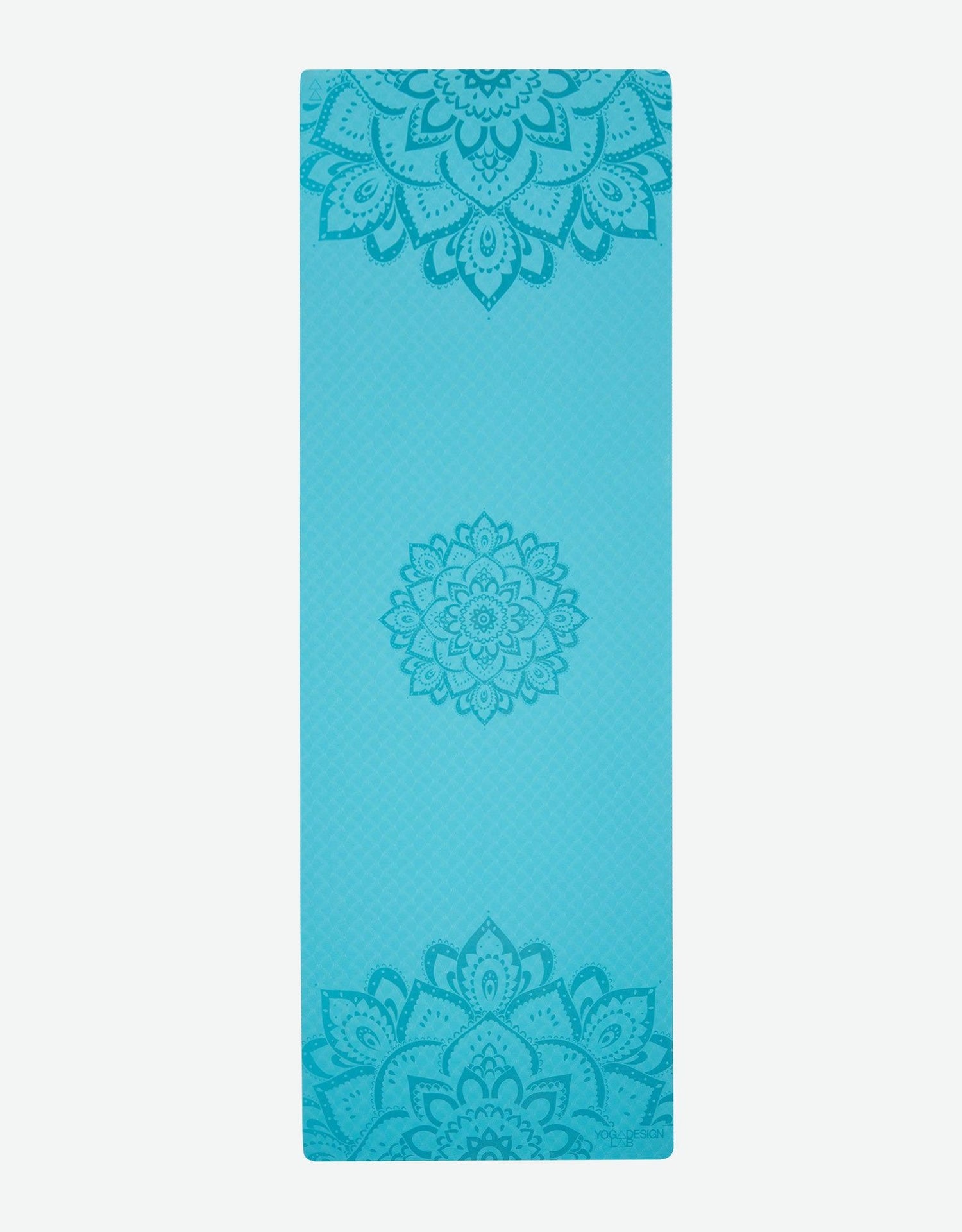 Flow Yoga Mat - Mandala Aqua - Yoga Design Lab