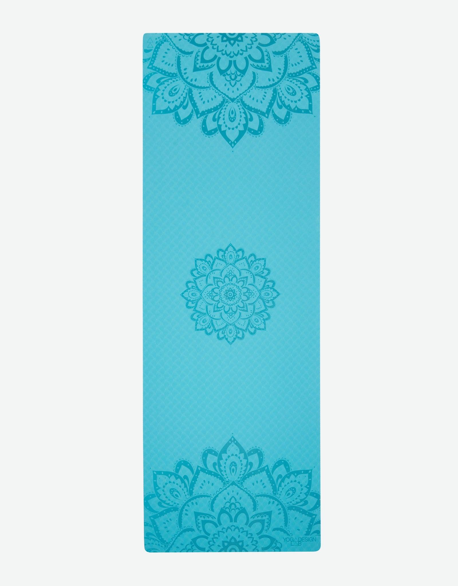 Flow Yoga Mat - Mandala Aqua - Yoga Design Lab