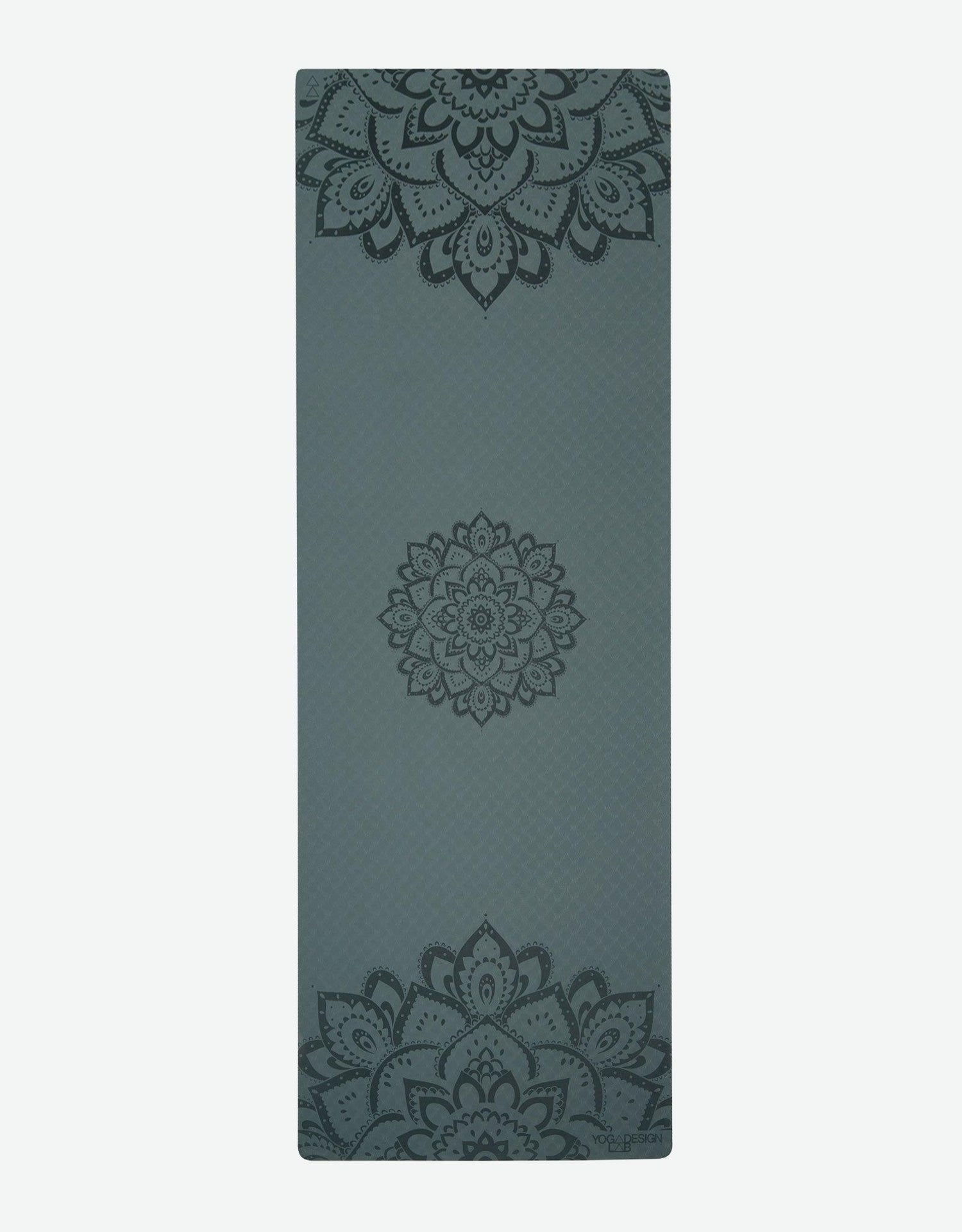 Flow Yoga Mat - Mandala Charcoal - Yoga Design Lab