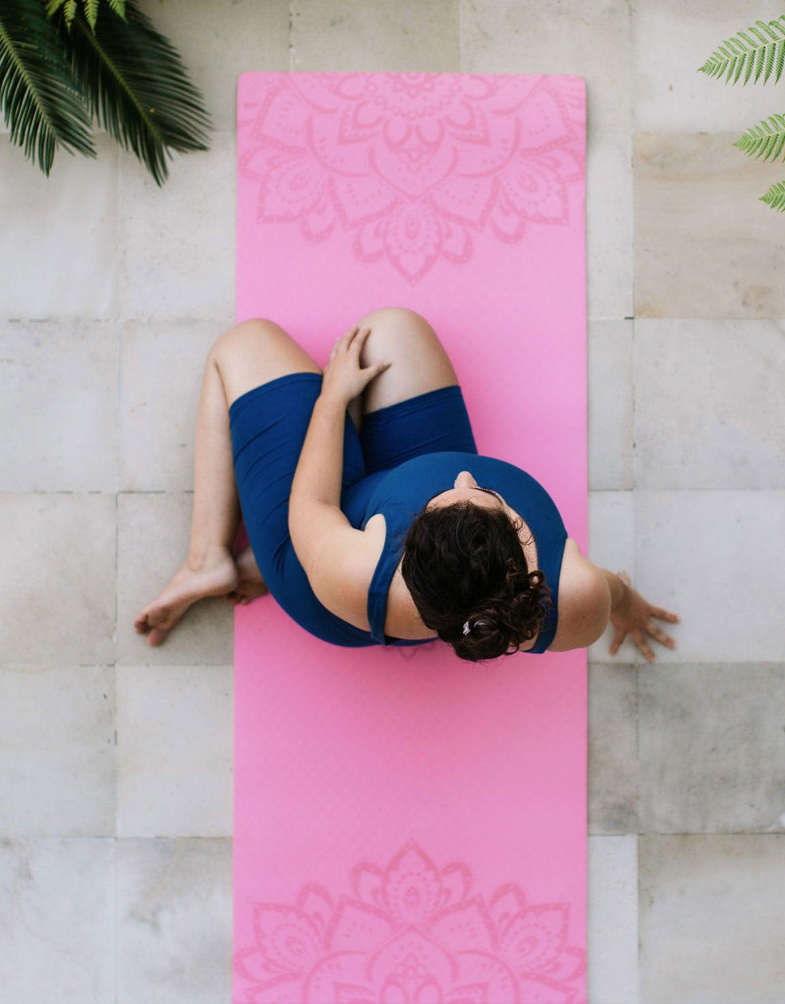 Flow Yoga Mat - Mandala Rose - Yoga Design Lab
