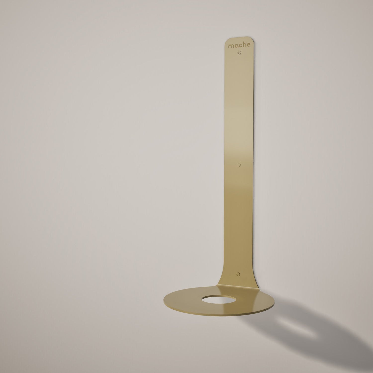 Yoke Yoga Block Wall Bracket | Gold