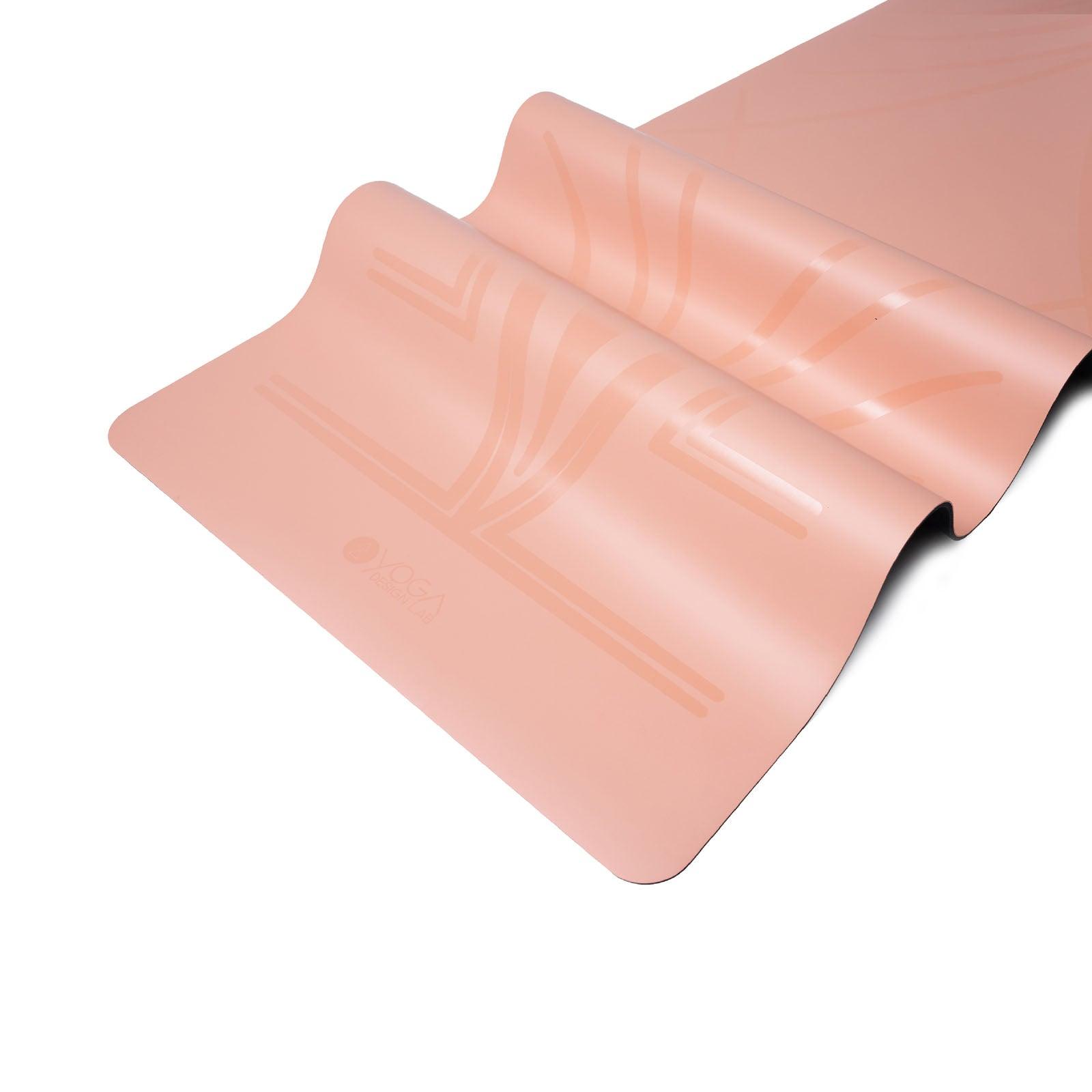 Infinity Yoga Mat - Diamond Align Coral - Yoga Design Lab
