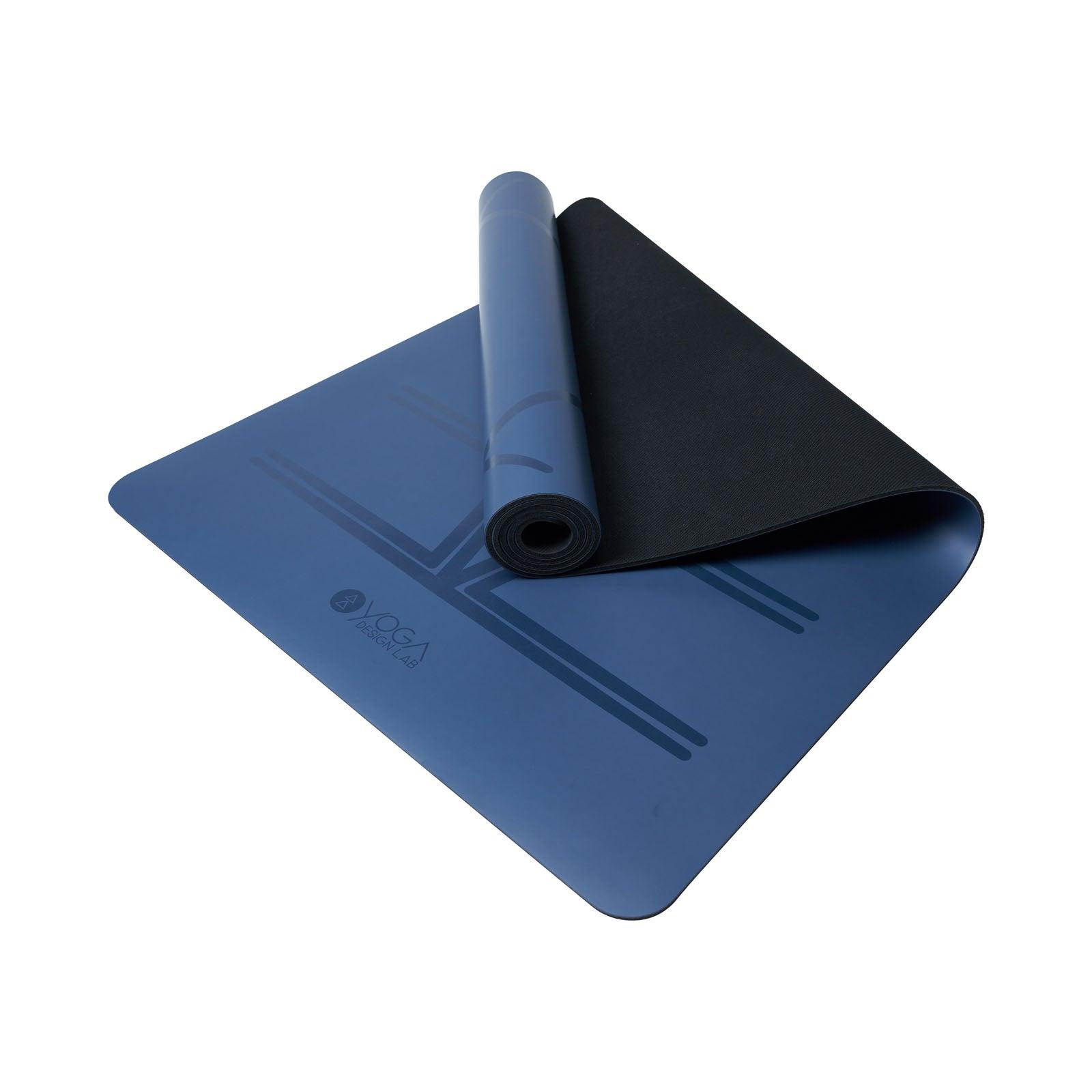Infinity Yoga Mat - Diamond Align Navy - Yoga Design Lab