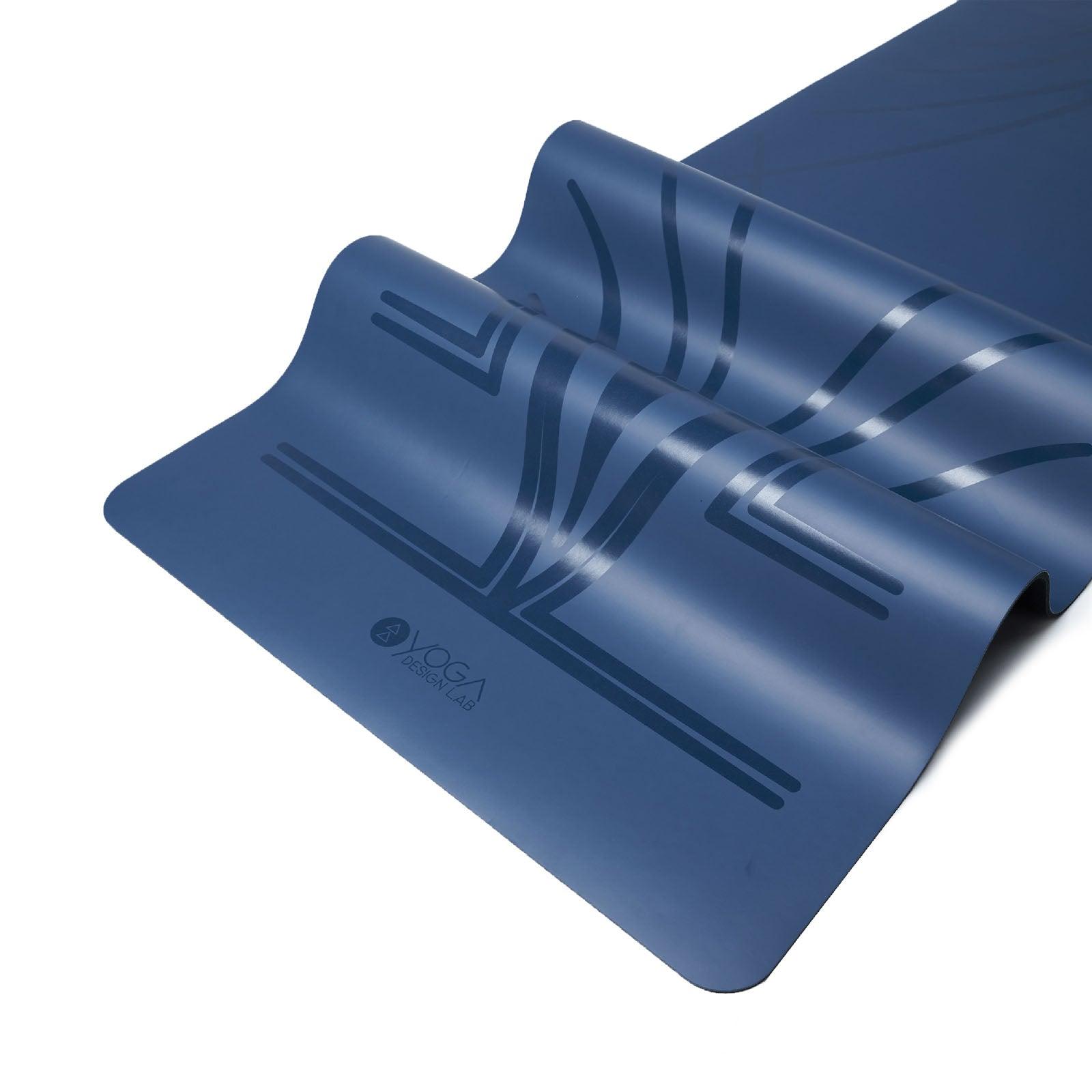 Infinity Yoga Mat - Diamond Align Navy - Yoga Design Lab