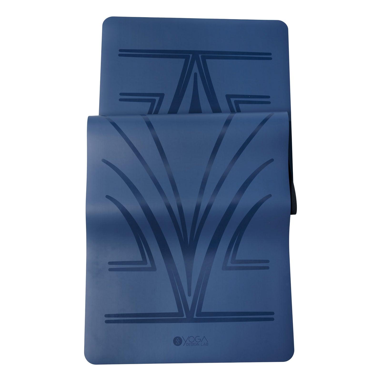 Infinity Yoga Mat - Diamond Align Navy - Yoga Design Lab