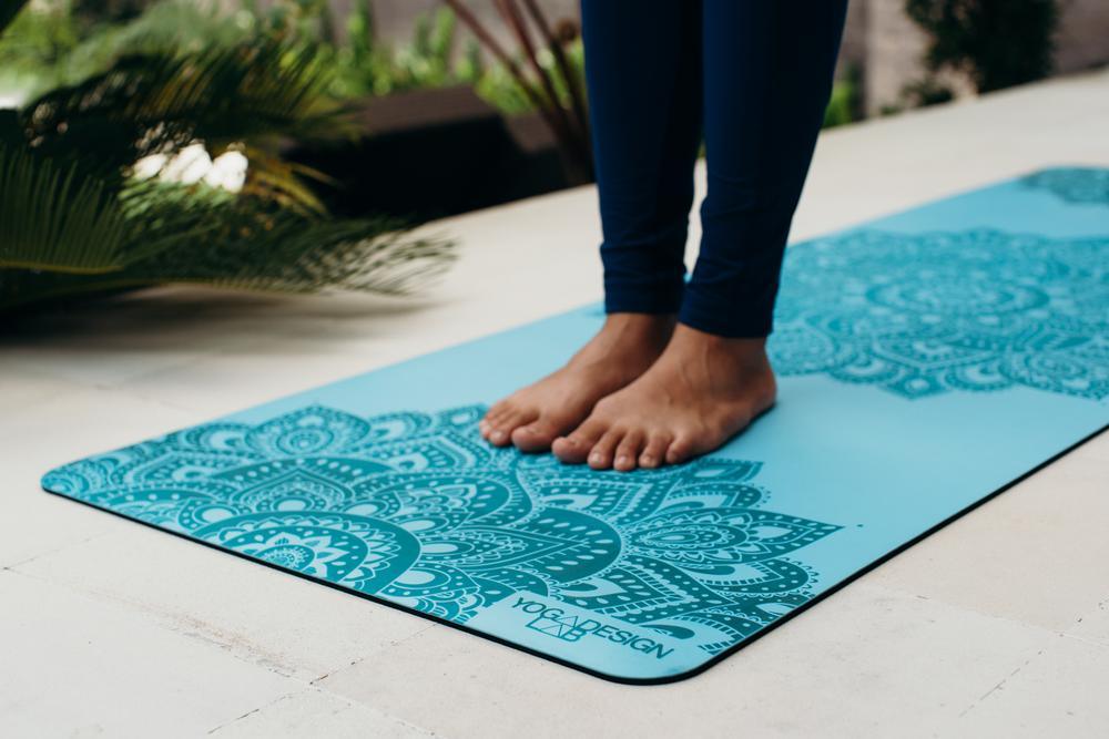 Infinity Yoga Mat - Mandala Aqua - Yoga Design Lab