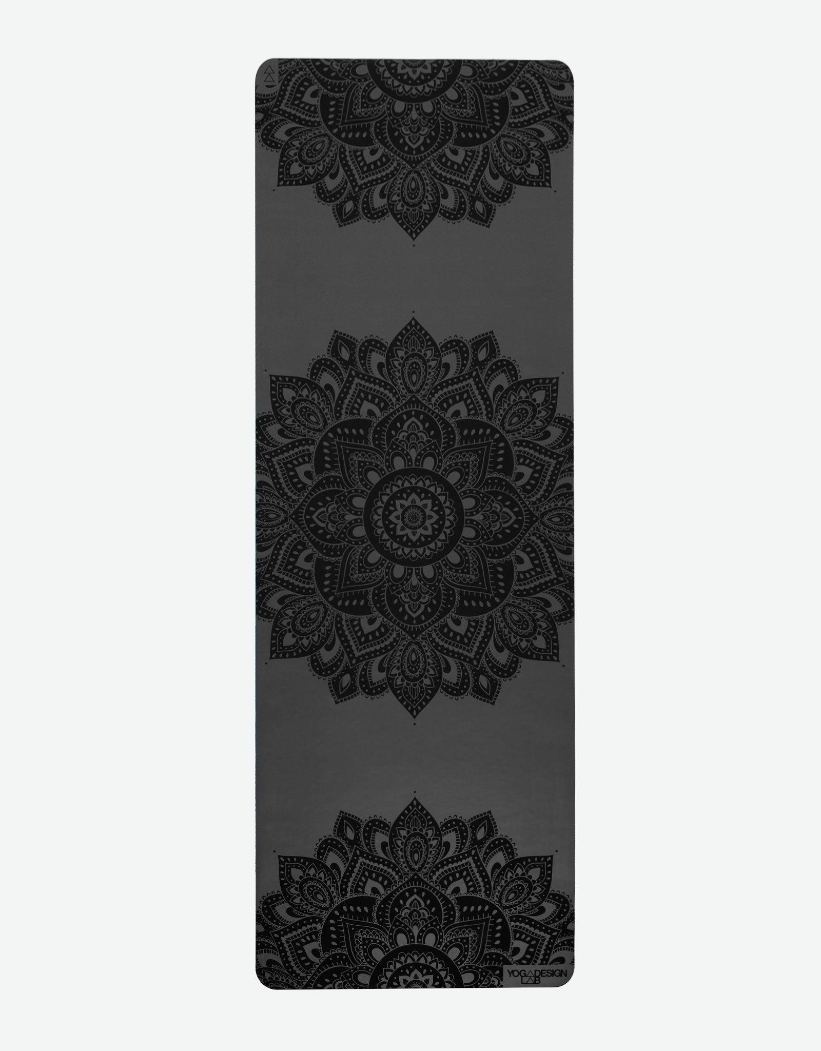 Infinity Yoga Mat - Mandala Charcoal - Yoga Design Lab