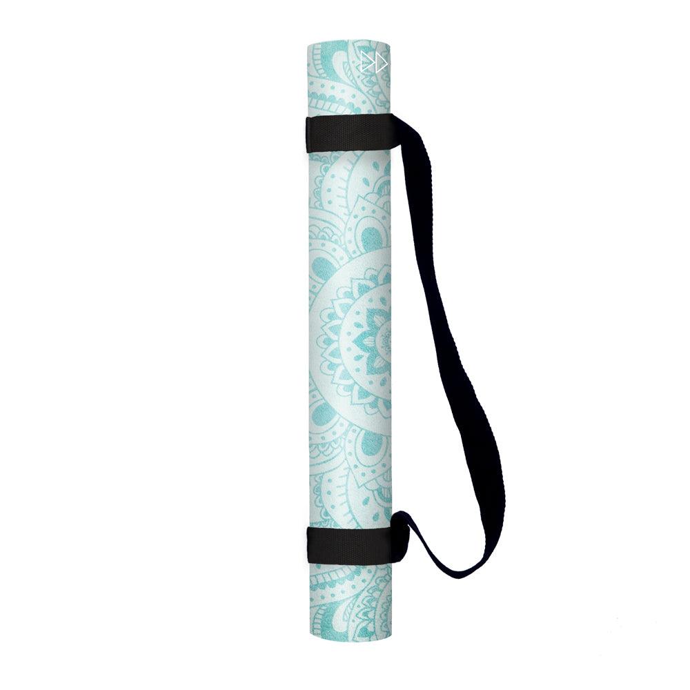 Travel Combo Yoga Mat - Mandala Turquoise - Yoga Design Lab