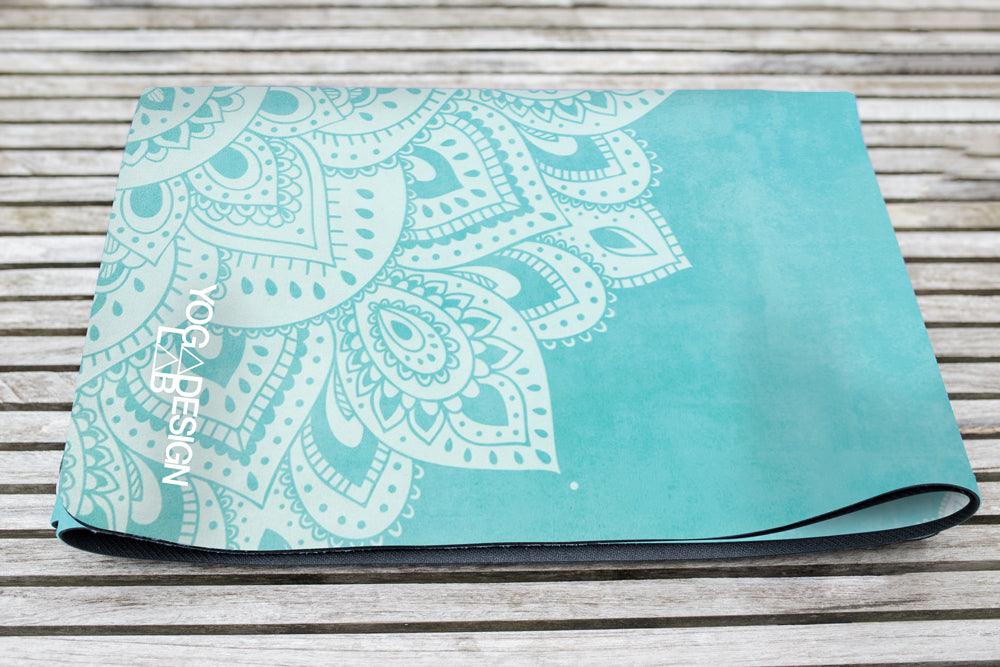 Travel Combo Yoga Mat - Mandala Turquoise - Yoga Design Lab