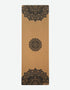 Travel Cork Yoga Mat - Mandala Black - Yoga Design Lab