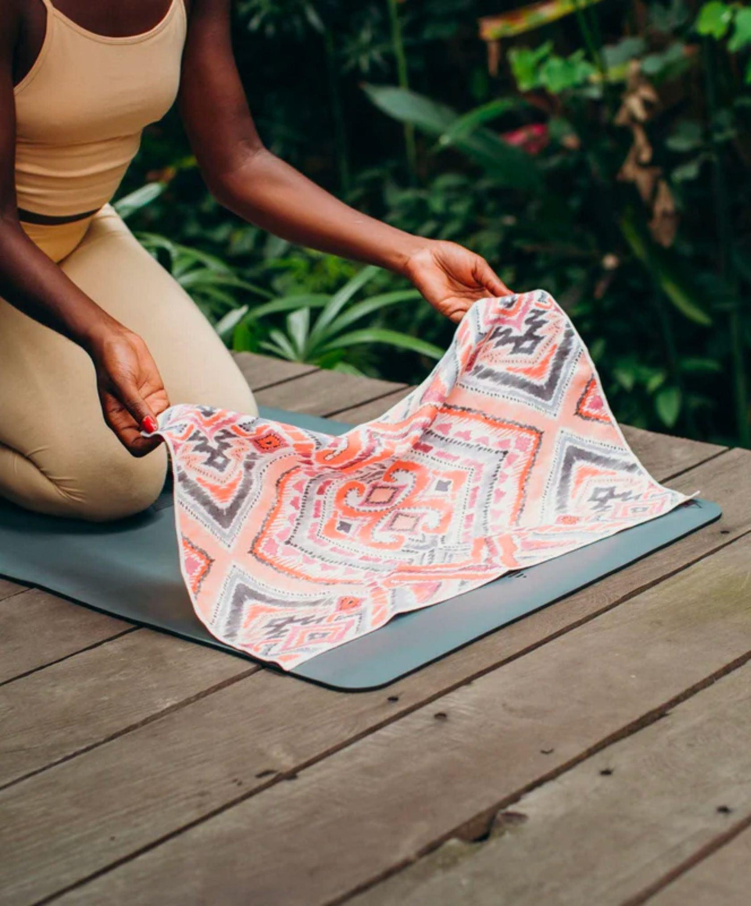 YDL Yoga Hand Towel - Ultra-Grippy, Moisture Absorbing & Quick-Dry - Yoga Design Lab