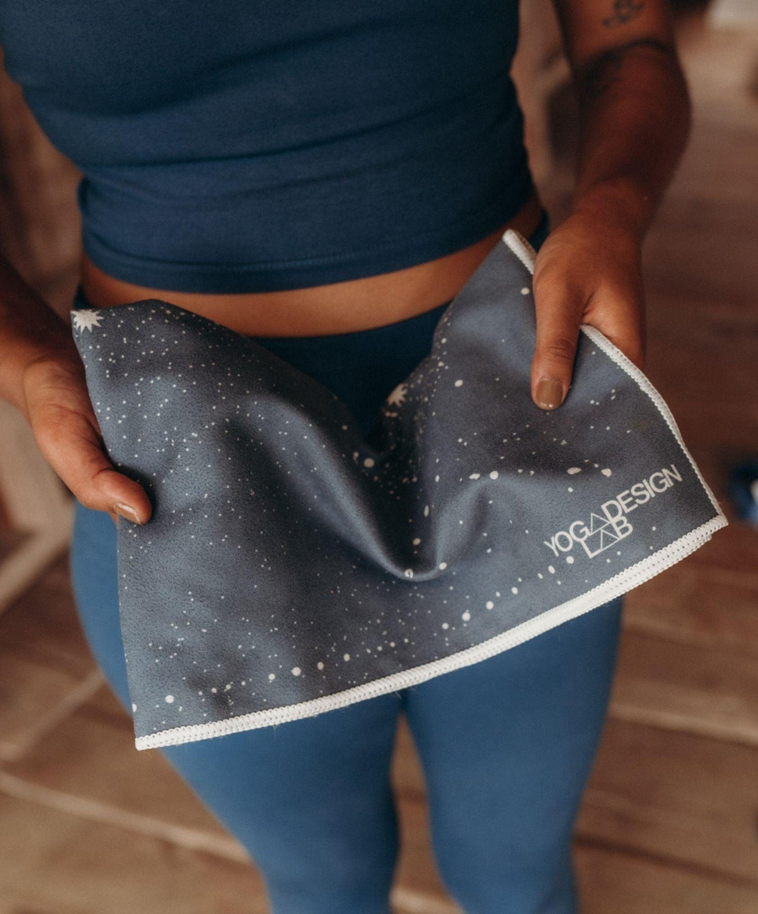 YDL Yoga Hand Towel - Ultra-Grippy, Moisture Absorbing & Quick-Dry - Yoga Design Lab