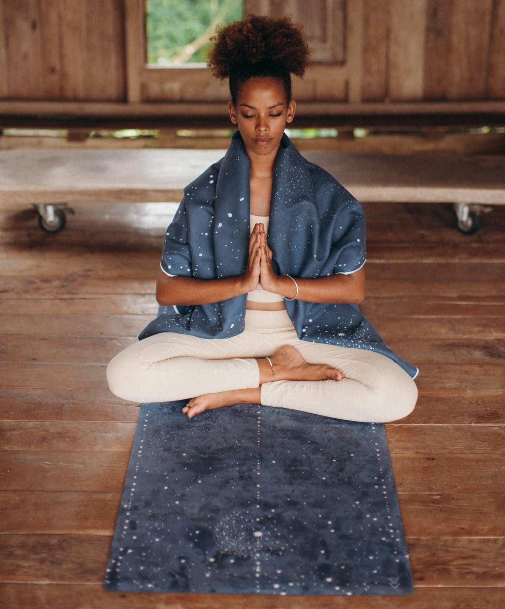 YDL Yoga Mat Towel - Ultra-Grippy, Moisture Absorbing & Quick-Dry - Yoga Design Lab