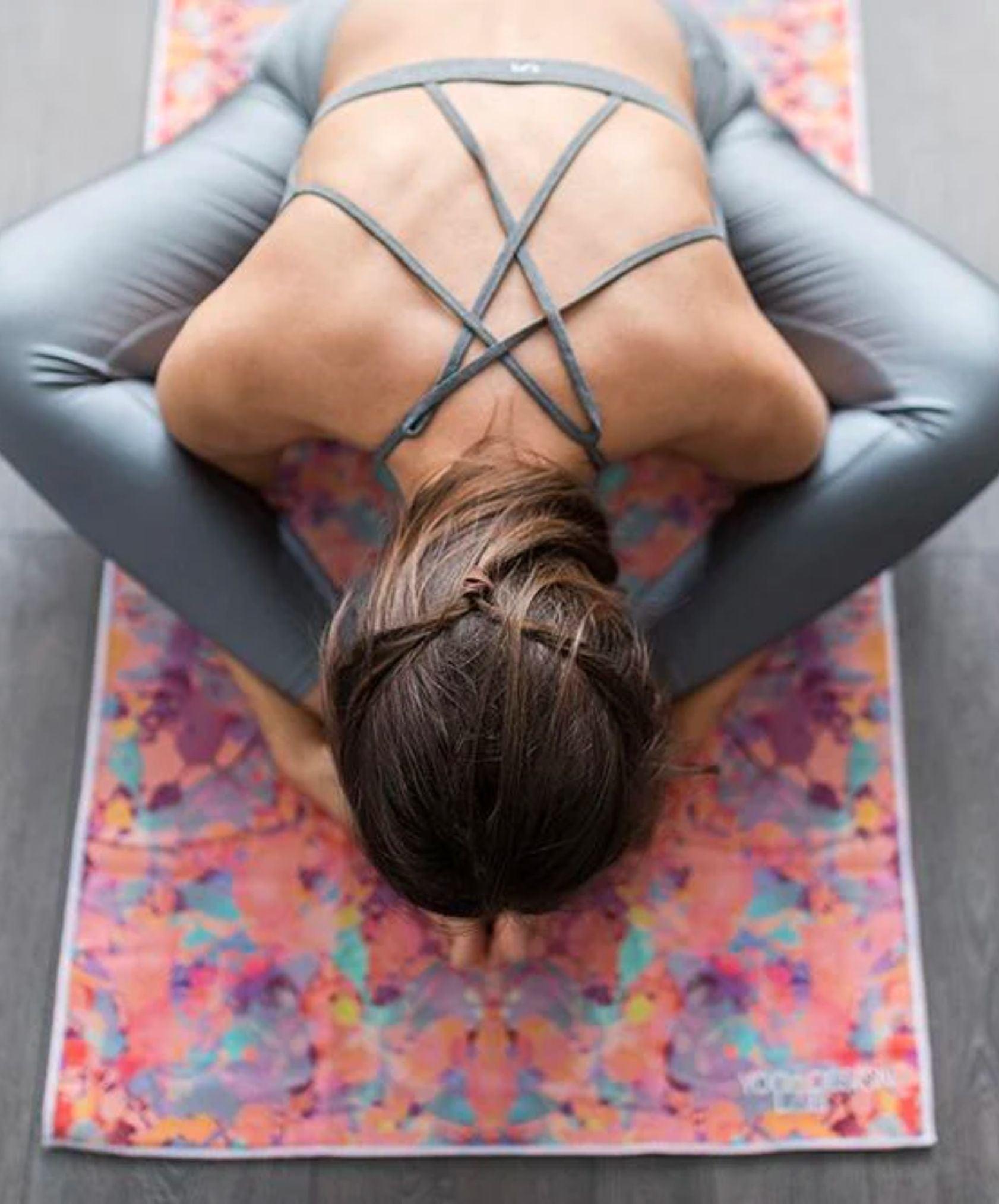 YDL Yoga Mat Towel - Ultra-Grippy, Moisture Absorbing & Quick-Dry - Yoga Design Lab