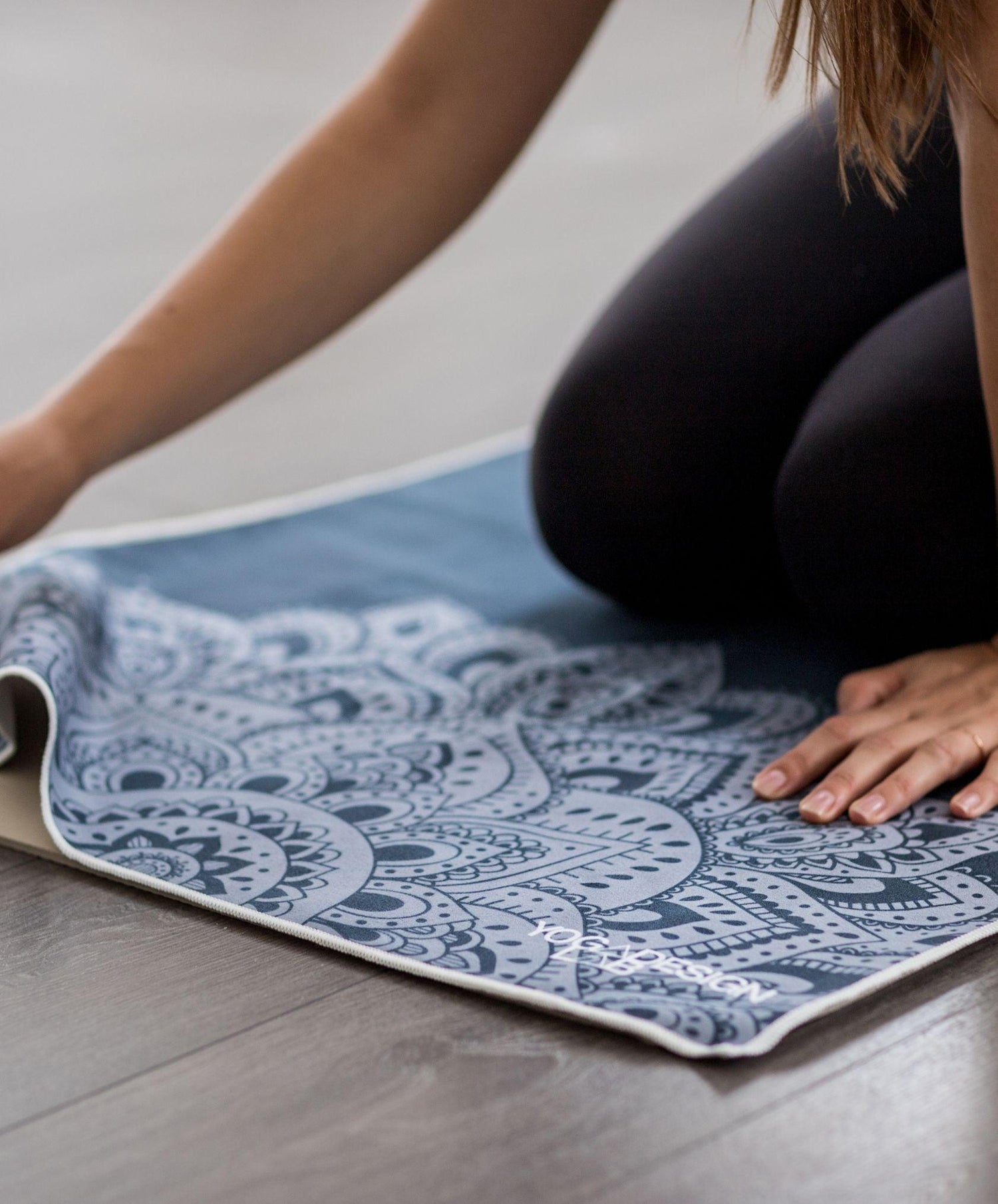 YDL Yoga Mat Towel - Ultra-Grippy, Moisture Absorbing & Quick-Dry - Yoga Design Lab