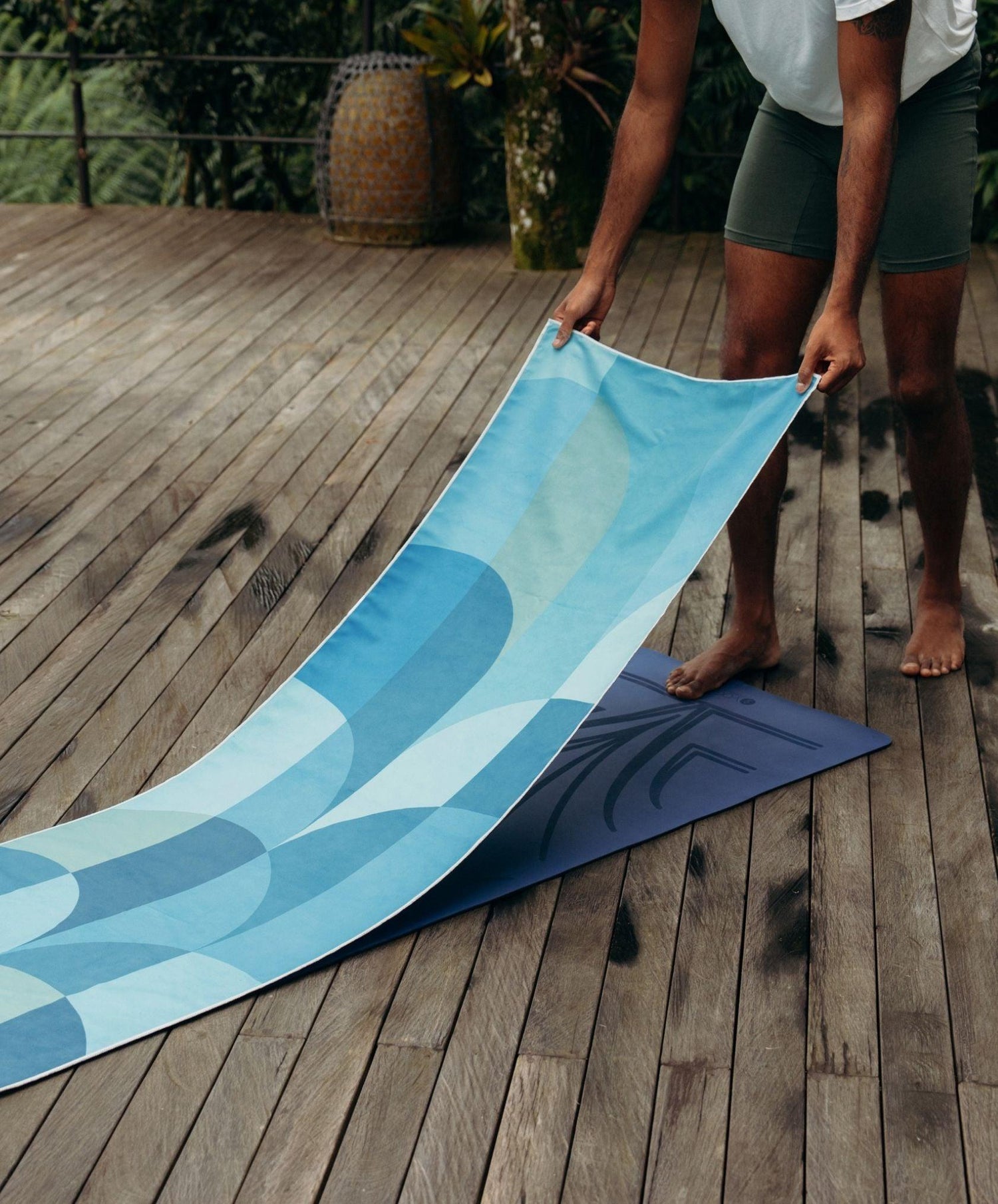 YDL Yoga Mat Towel - Ultra-Grippy, Moisture Absorbing & Quick-Dry - Yoga Design Lab