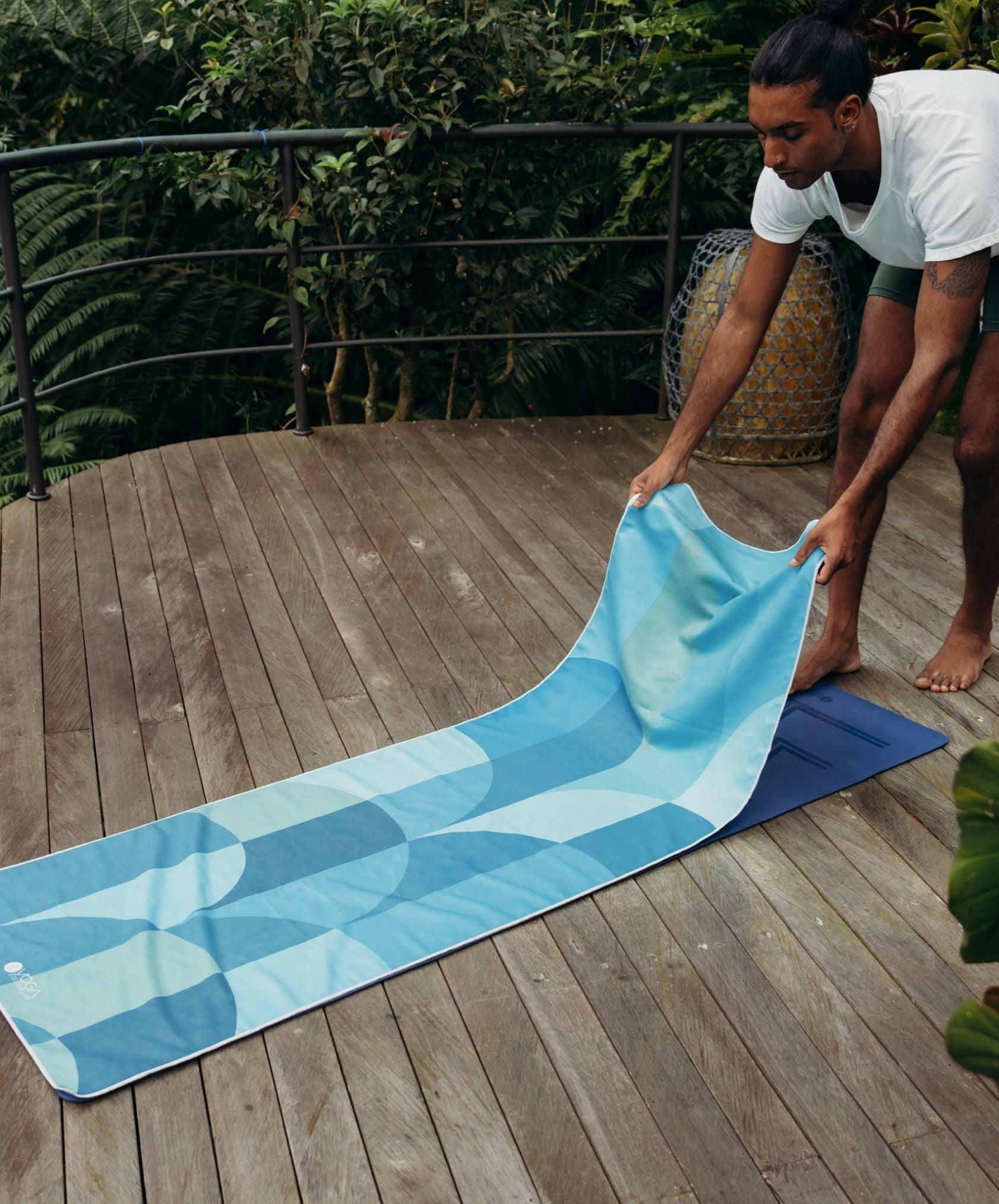 YDL Yoga Mat Towel - Ultra-Grippy, Moisture Absorbing & Quick-Dry - Yoga Design Lab