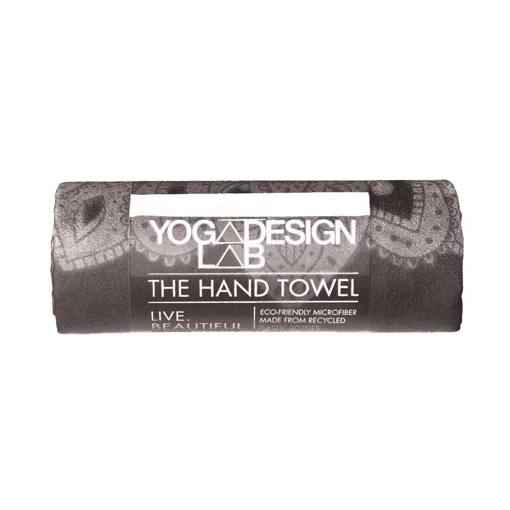 Yoga Hand Towel - Mandala Black - Yoga Design Lab