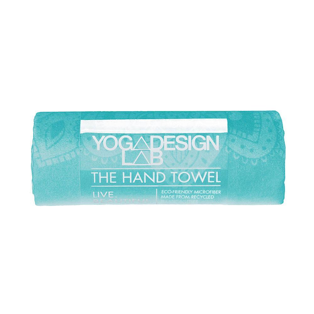 Yoga Hand Towel - Mandala Turquoise - Yoga Design Lab