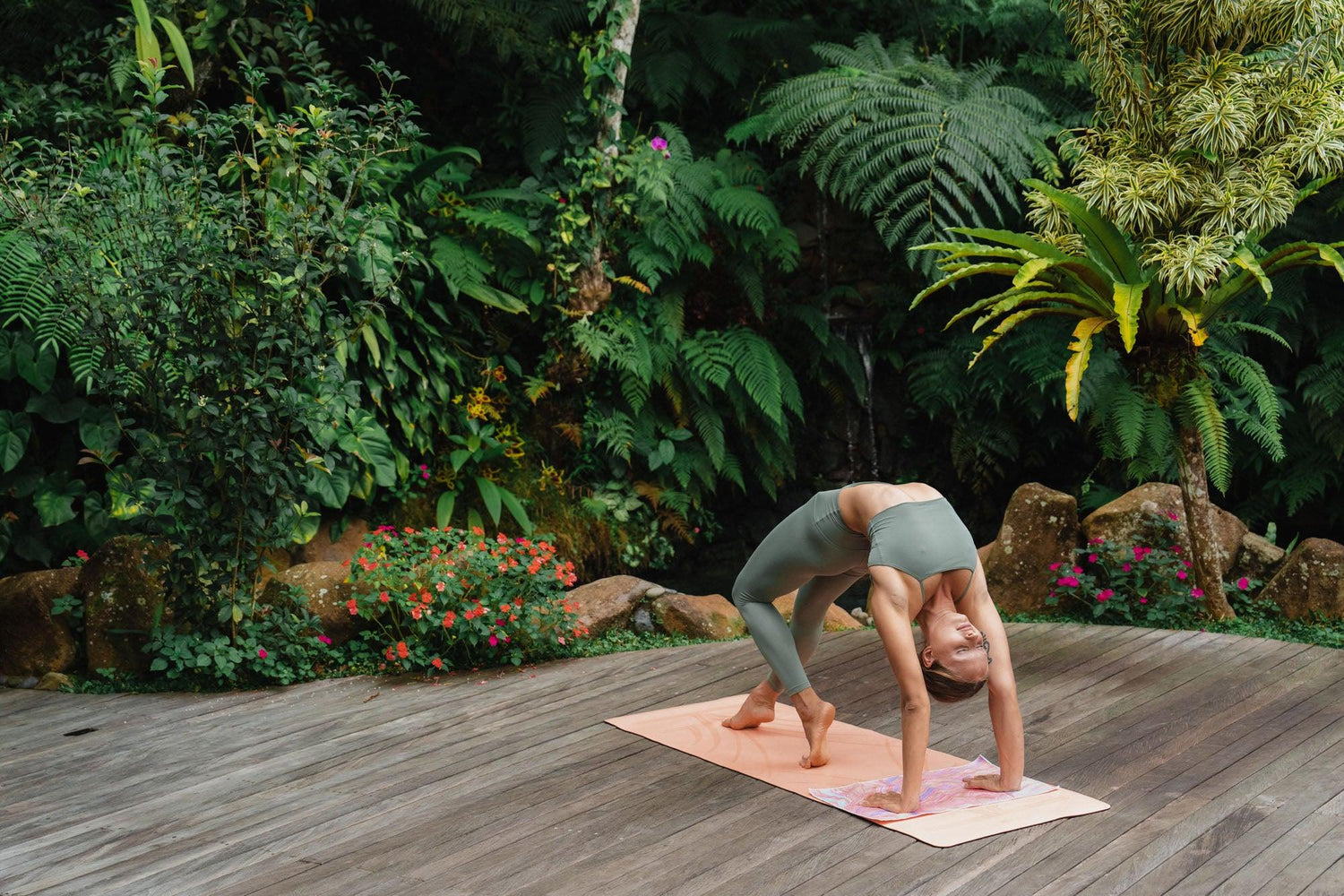 Yoga Hand Towel - Pearl - Yoga Design Lab
