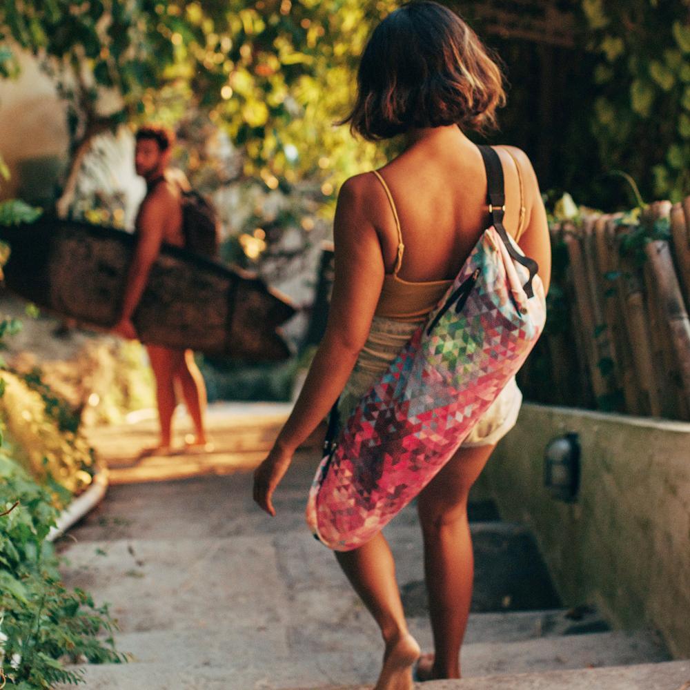 Yoga Mat Bag - Tribeca Sand - Yoga Design Lab