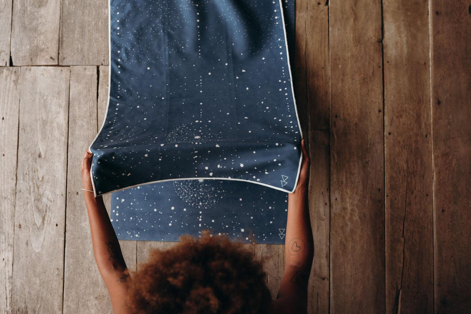 Yoga Mat Towel - Celestial - Yoga Design Lab