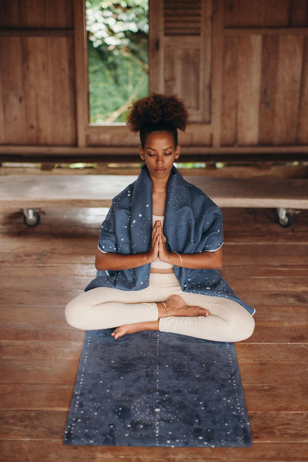 Yoga Mat Towel - Celestial - Yoga Design Lab