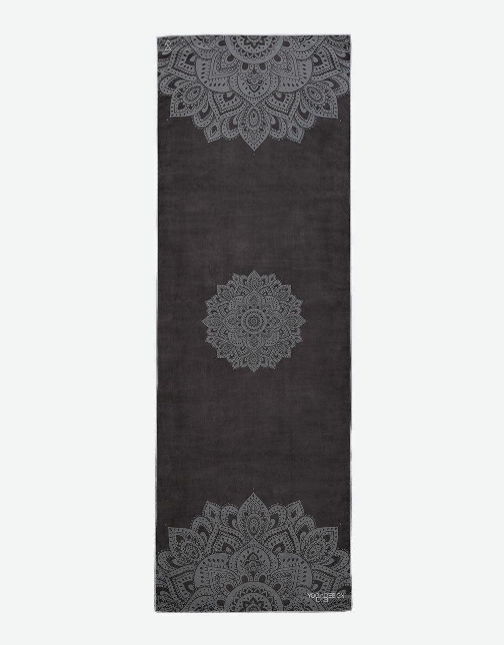 Yoga Mat Towel - Mandala Black - Yoga Design Lab