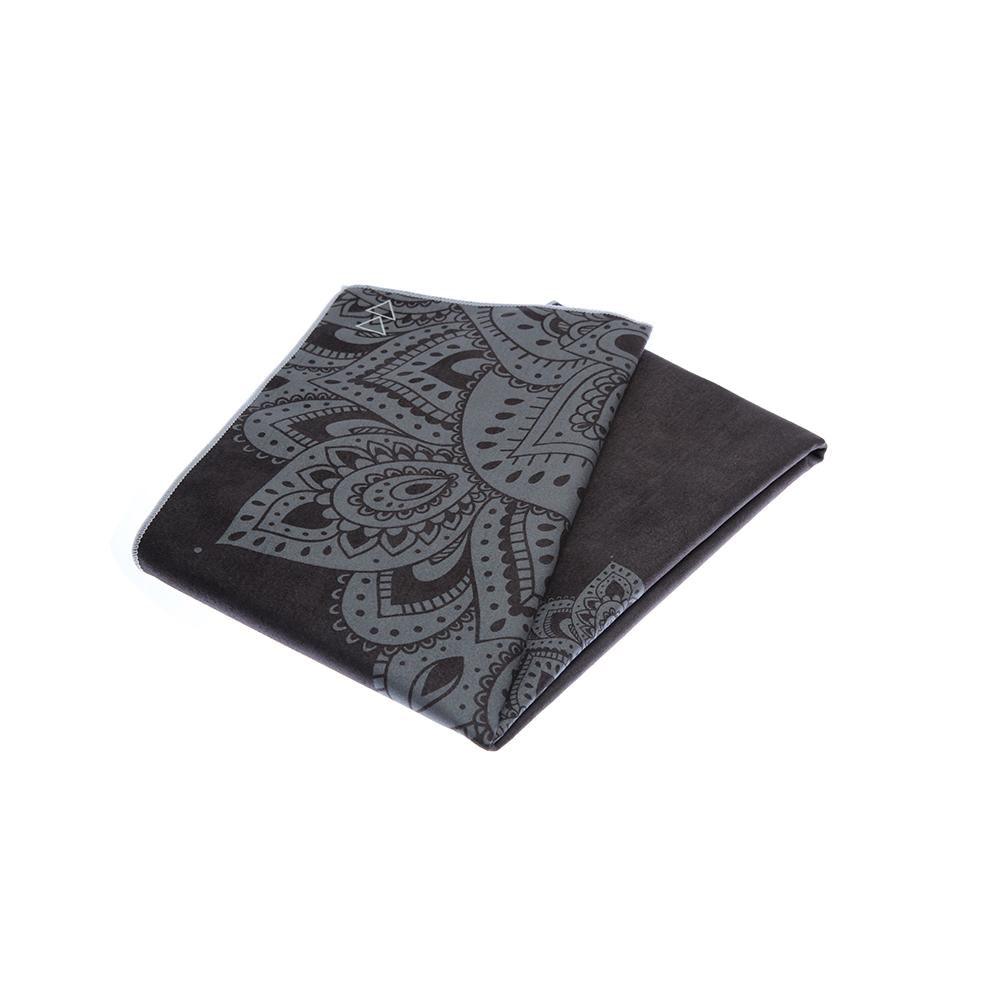 Yoga Mat Towel - Mandala Black - Yoga Design Lab