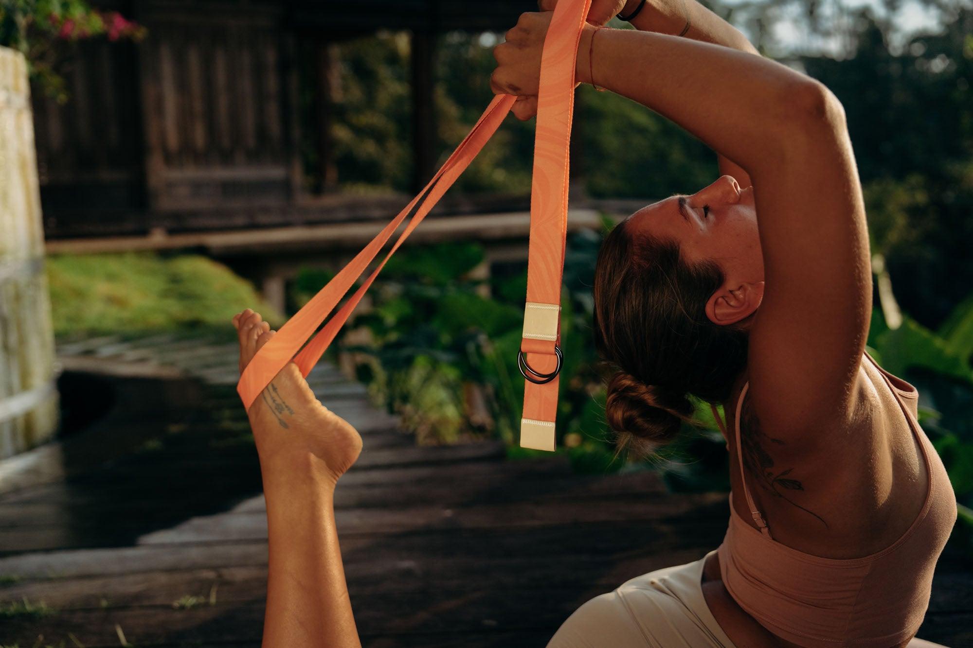 Yoga Strap - Coral - Yoga Design Lab