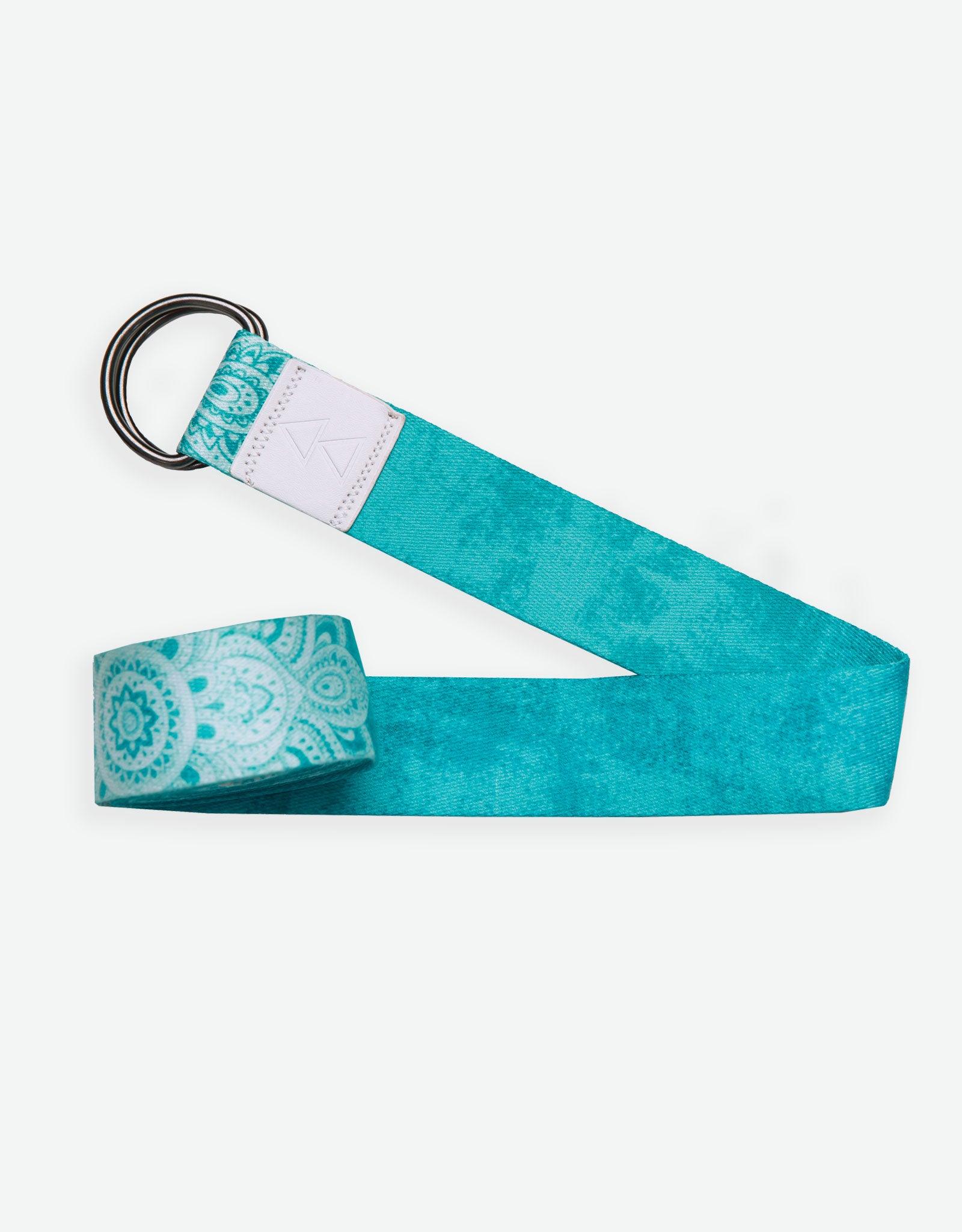 Yoga Strap - Mandala Turquoise - Yoga Design Lab