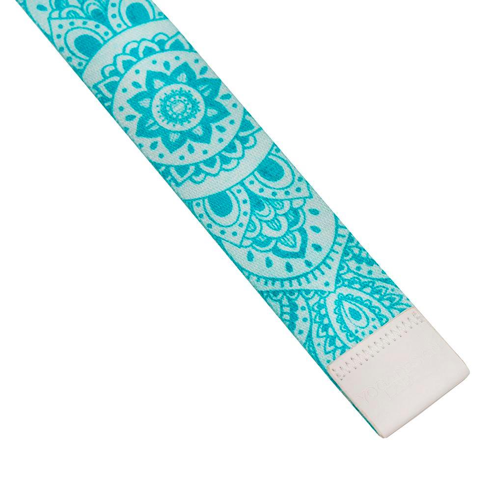 Yoga Strap - Mandala Turquoise - Yoga Design Lab
