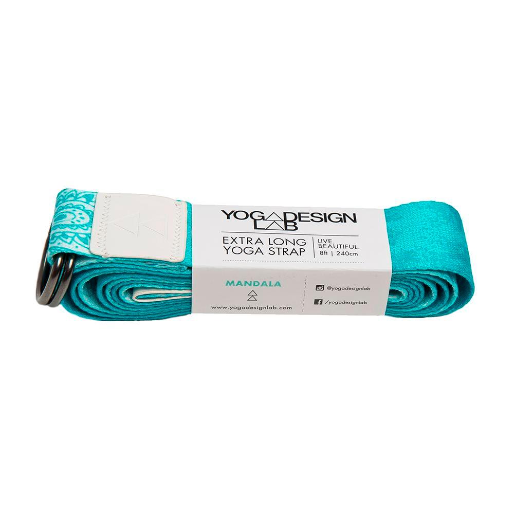 Yoga Strap - Mandala Turquoise - Yoga Design Lab