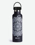 Water Bottle - Mandala Black - Yoga Design Lab