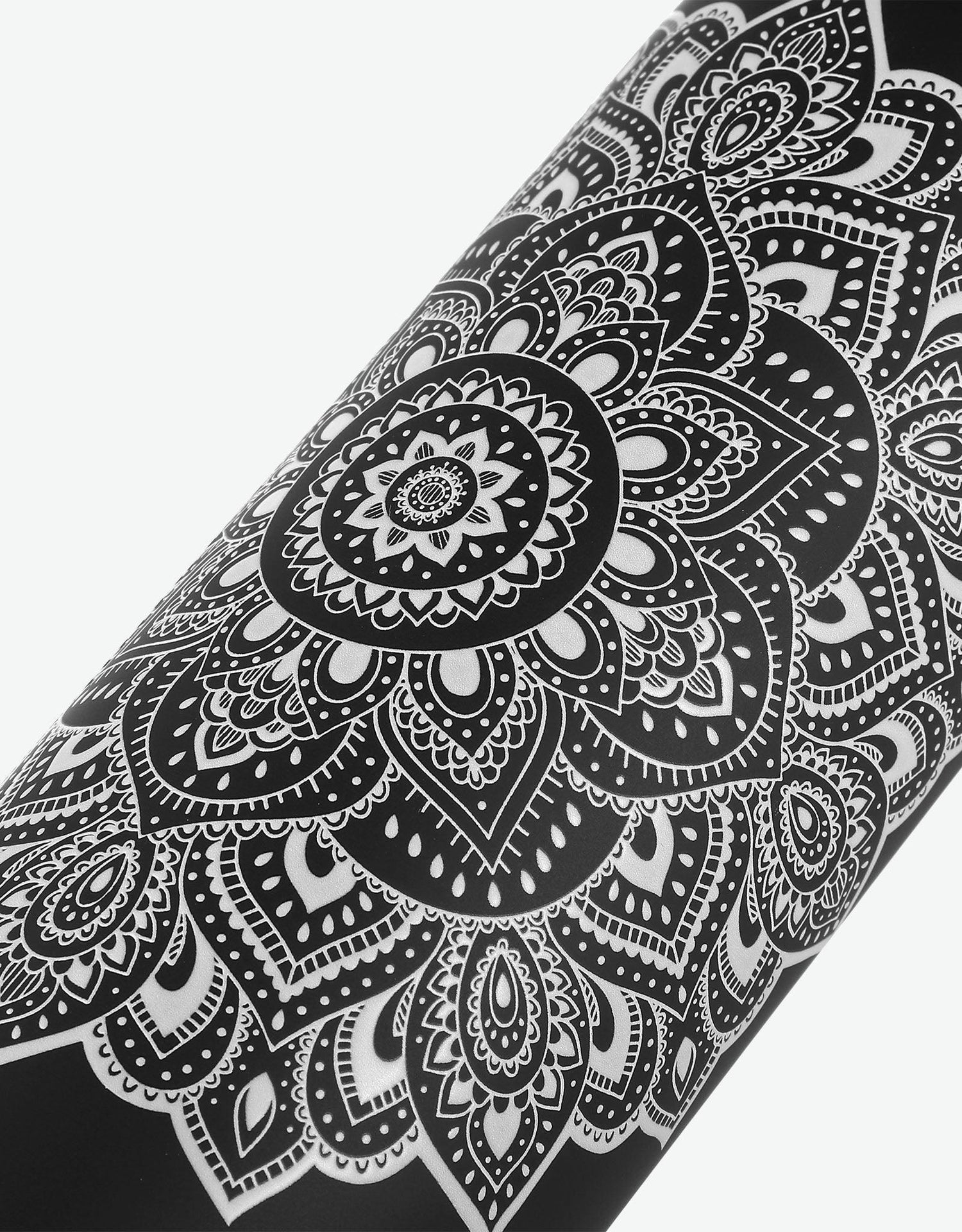 Water Bottle - Mandala Black - Yoga Design Lab