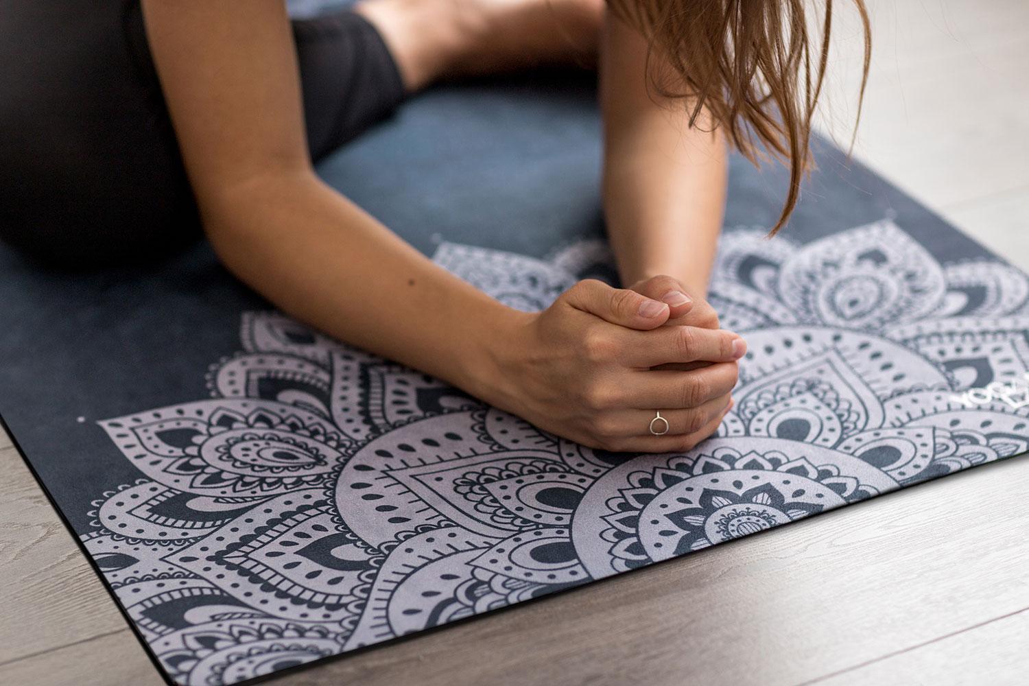 Combo Yoga Mat - Mandala Sapphire - Yoga Design Lab