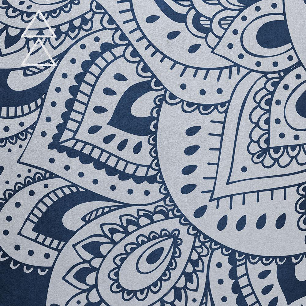 Combo Yoga Mat - Mandala Sapphire - Yoga Design Lab
