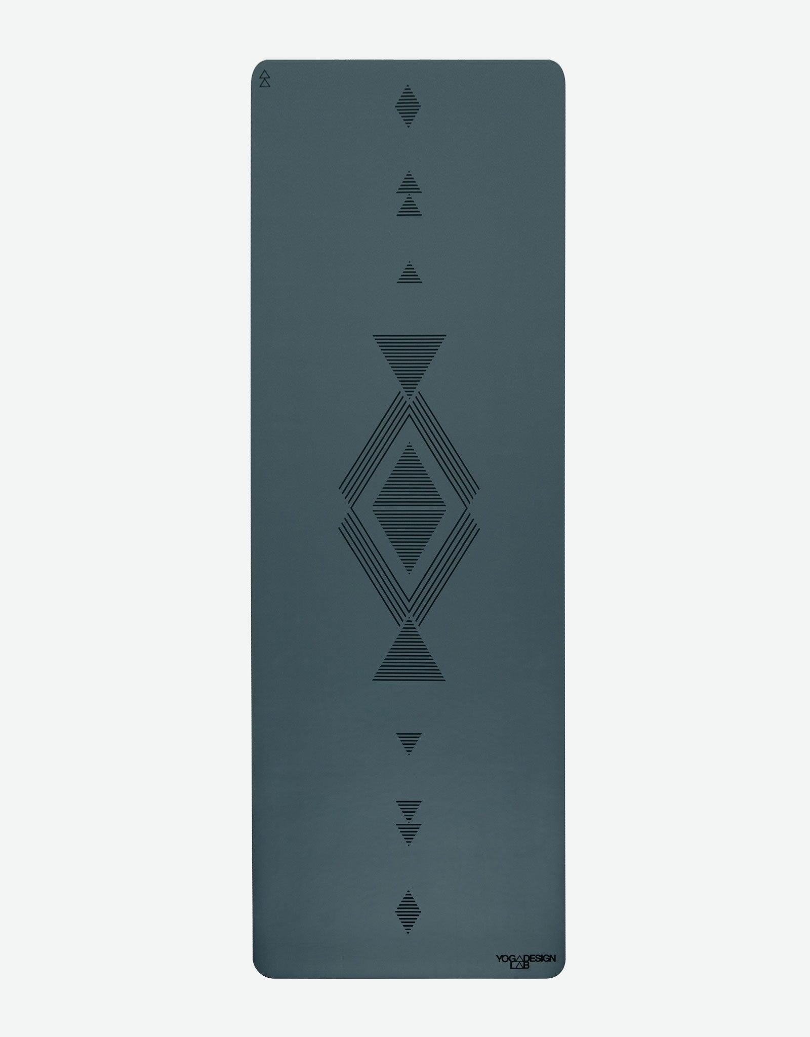 Infinity Yoga Mat - Tribal Charcoal - Yoga Design Lab