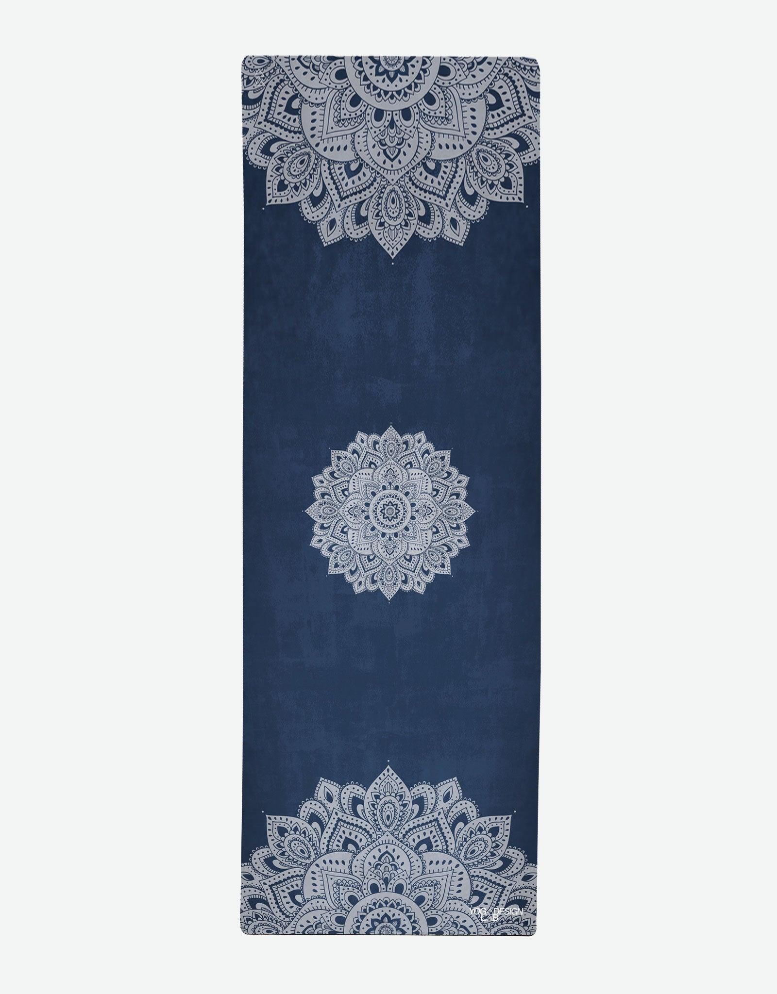 Combo Yoga Mat - Mandala Sapphire - Yoga Design Lab